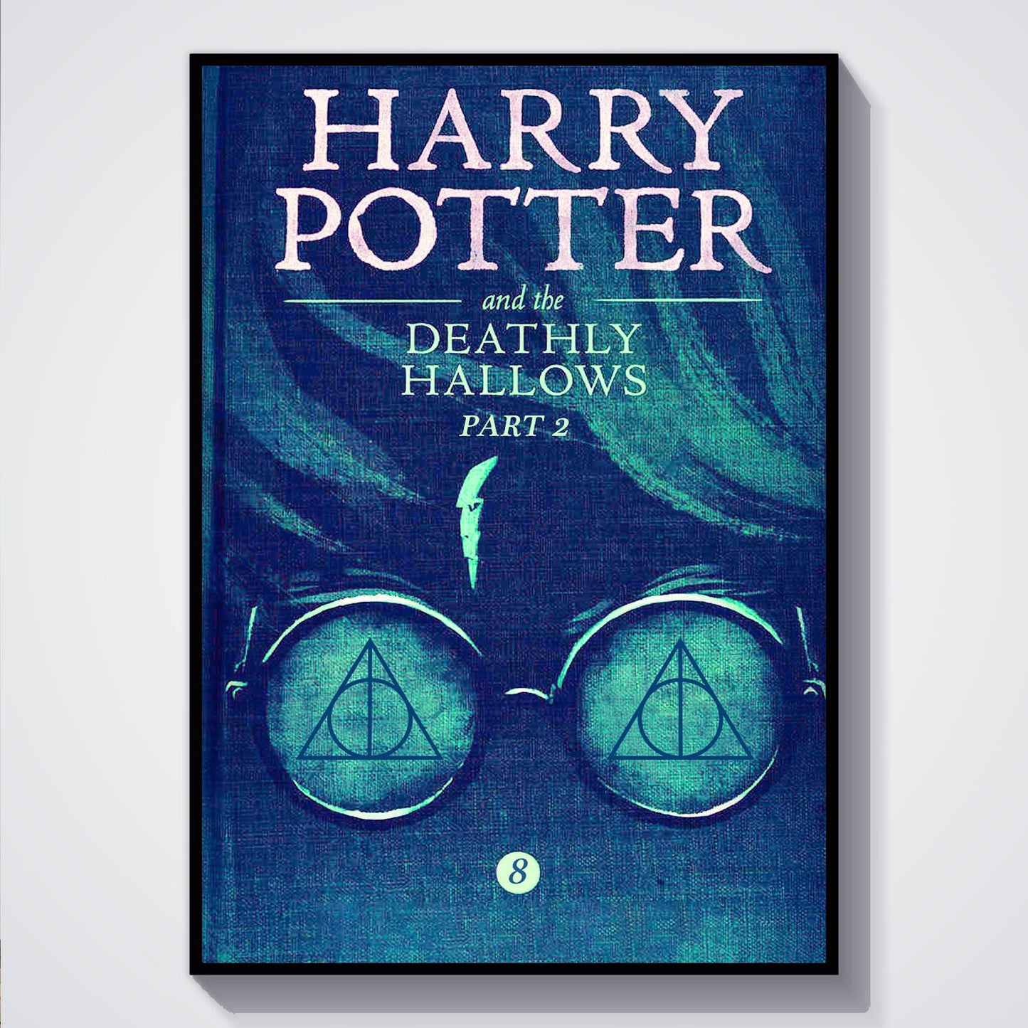 Flex Designs Poster Harry Potter and the Deathly Hallows Part 2 Bookcover 5 x 7" Home Goods - Movie 2011 Movie Poster