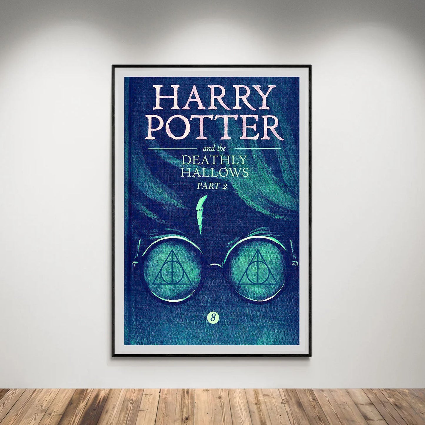 Flex Designs Poster Harry Potter and the Deathly Hallows Part 2 Bookcover 5 x 7" Home Goods - Movie 2011 Movie Poster
