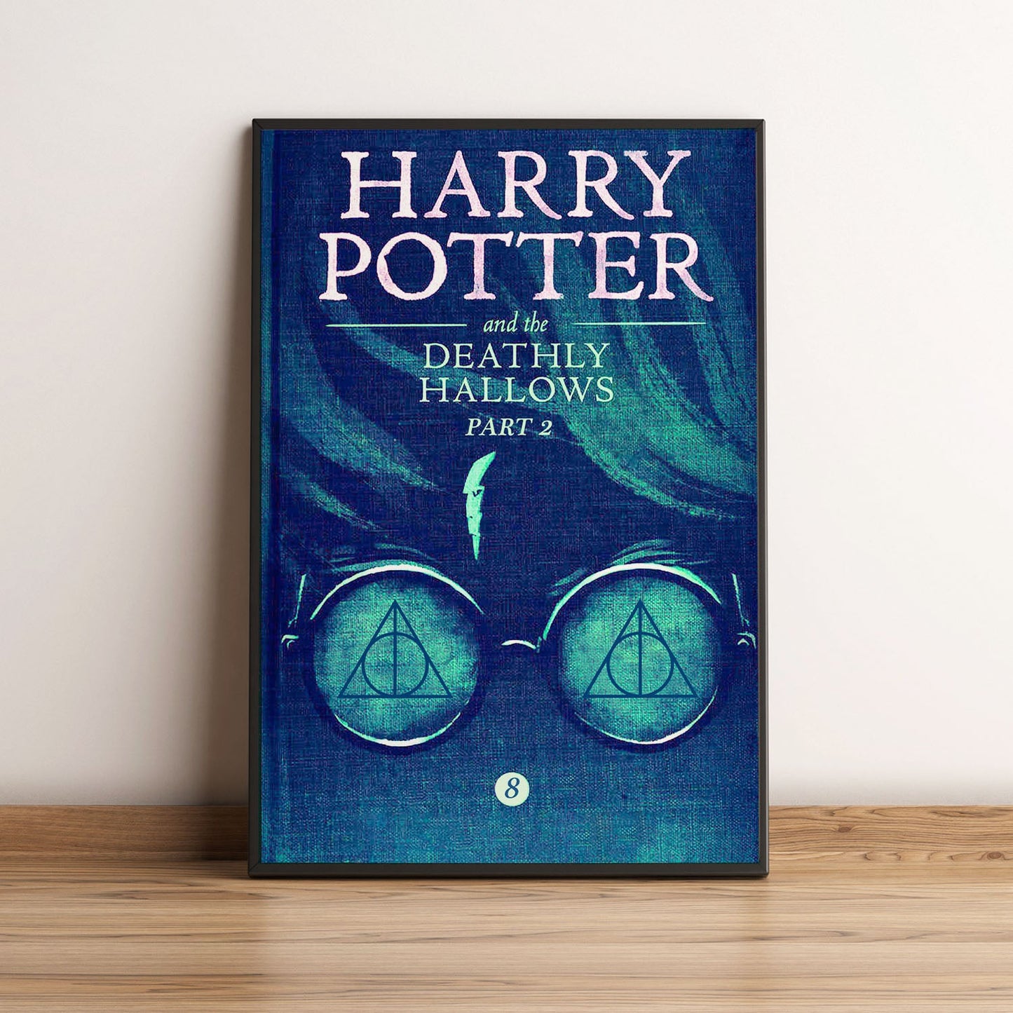 Flex Designs Poster Harry Potter and the Deathly Hallows Part 2 Bookcover 5 x 7" Home Goods - Movie 2011 Movie Poster