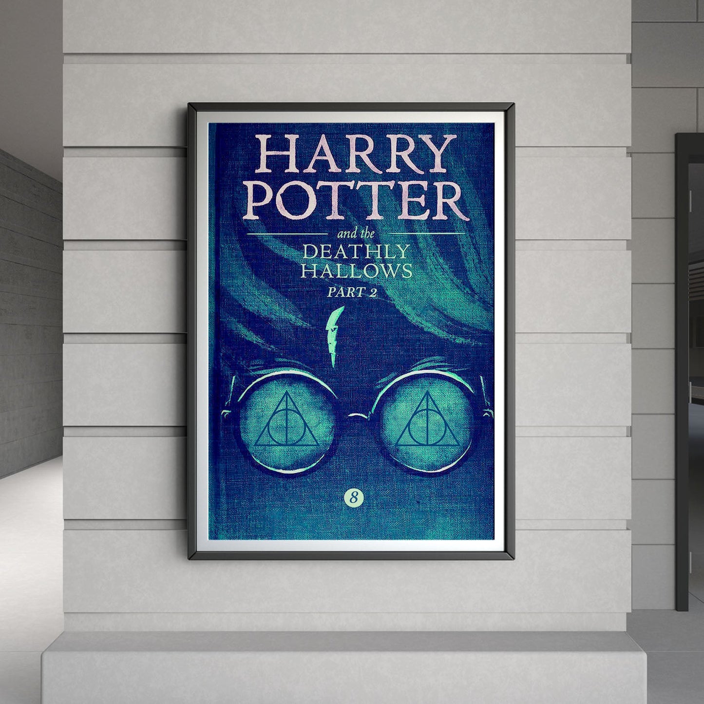 Flex Designs Poster Harry Potter and the Deathly Hallows Part 2 Bookcover 8 x 10" Home Goods - Movie 2011 Movie Poster