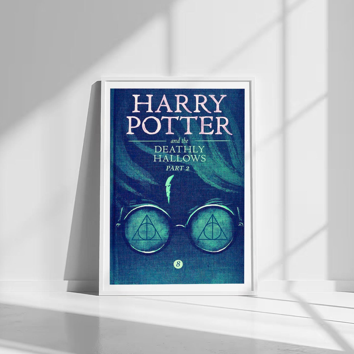 Flex Designs Poster Harry Potter and the Deathly Hallows Part 2 Bookcover 8 x 10" Home Goods - Movie 2011 Movie Poster