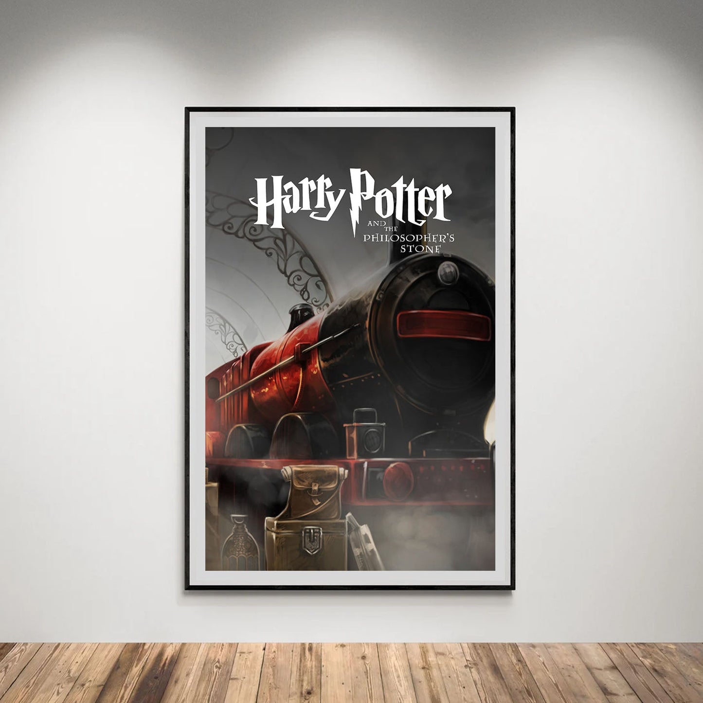 Flex Designs Poster Harry Potter and the Philosophers Stone Minimalist 5 x 7" Home Goods - Movie 2001 Movie Poster
