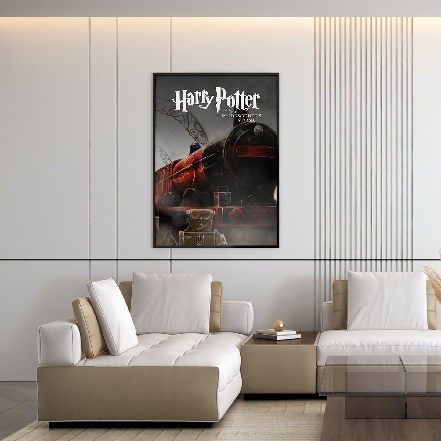 Flex Designs Poster Harry Potter and the Philosophers Stone Minimalist 5 x 7" Home Goods - Movie 2001 Movie Poster