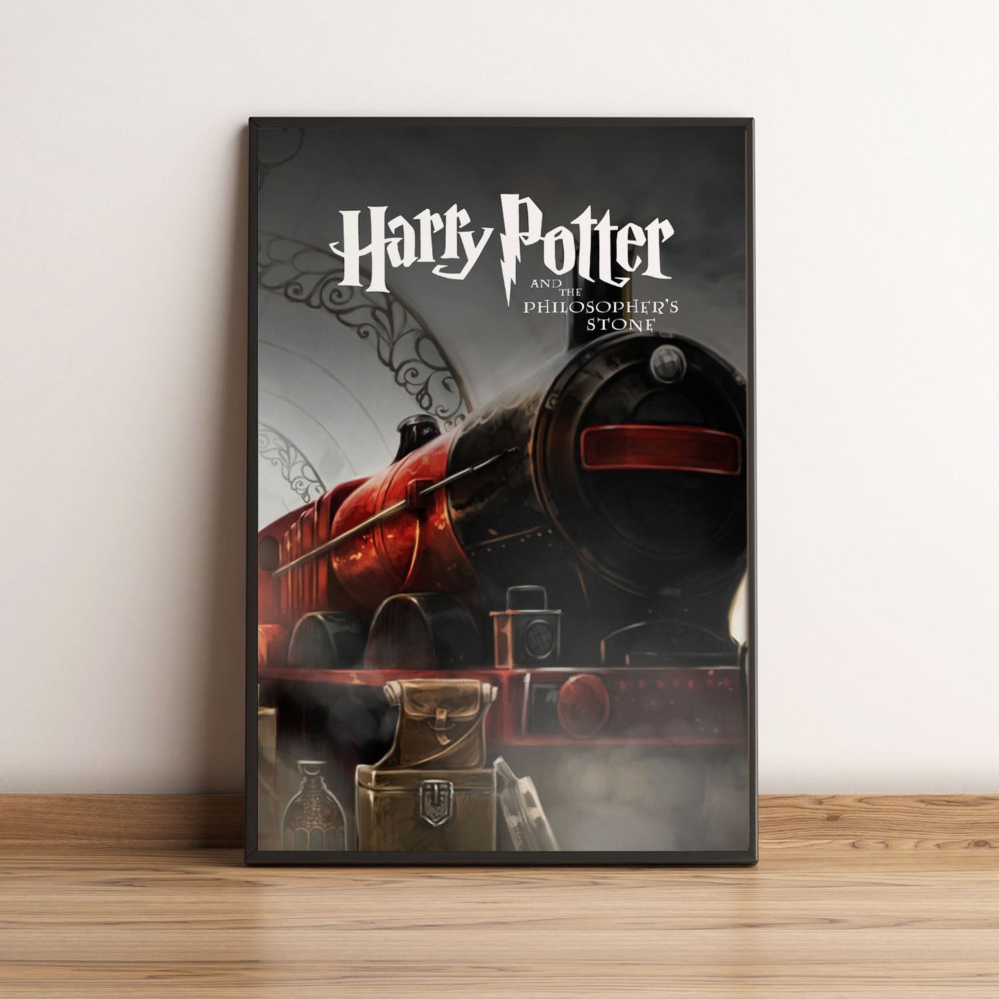 Flex Designs Poster Harry Potter and the Philosophers Stone Minimalist 5 x 7" Home Goods - Movie 2001 Movie Poster