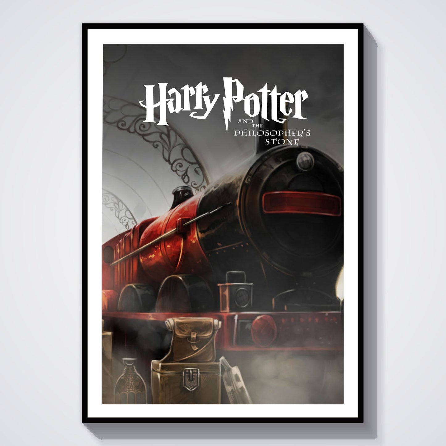 Flex Designs Poster Harry Potter and the Philosophers Stone Minimalist 8 x 10" Home Goods - Movie 2001 Movie Poster