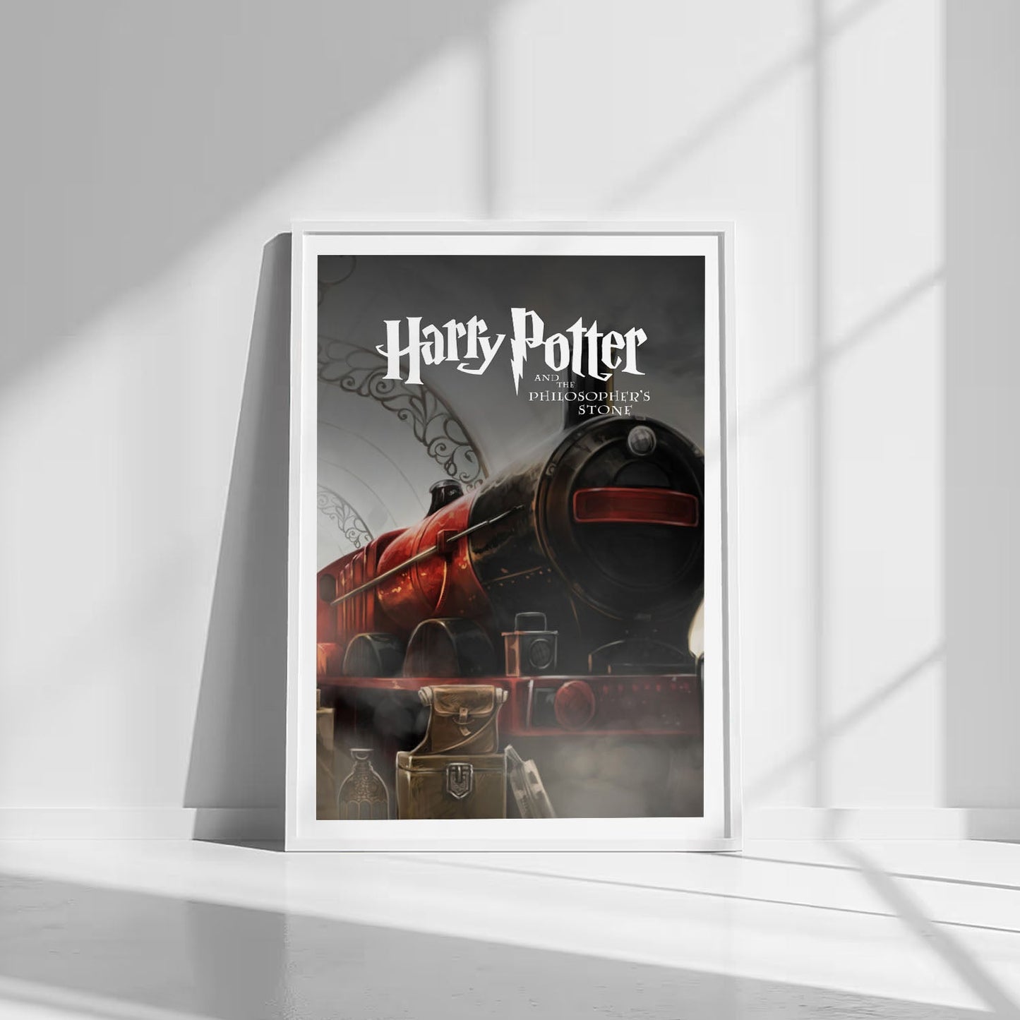 Flex Designs Poster Harry Potter and the Philosophers Stone Minimalist 8 x 10" Home Goods - Movie 2001 Movie Poster