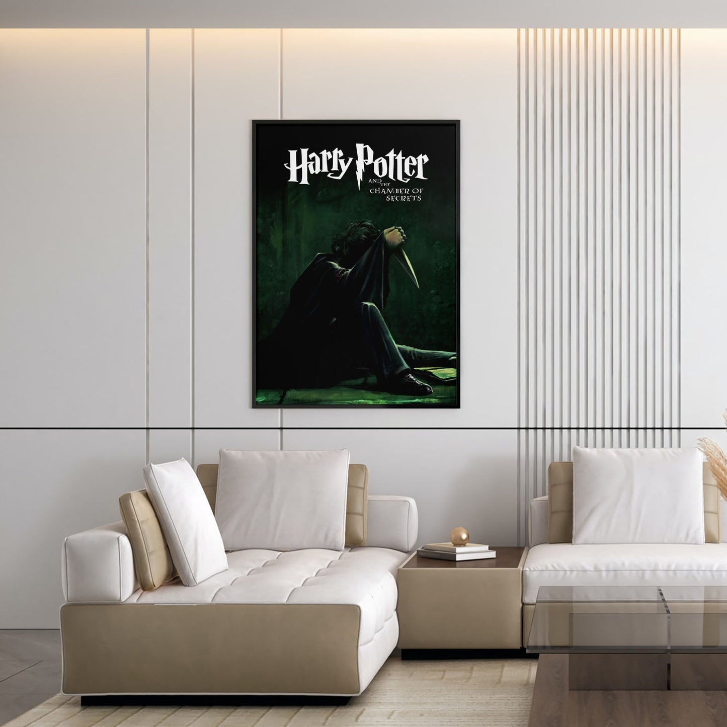 Flex Designs Poster Harry Potter and the Chamber of Secrets Minimalist 5 x 7" Home Goods - Movie 2002 Movie Poster