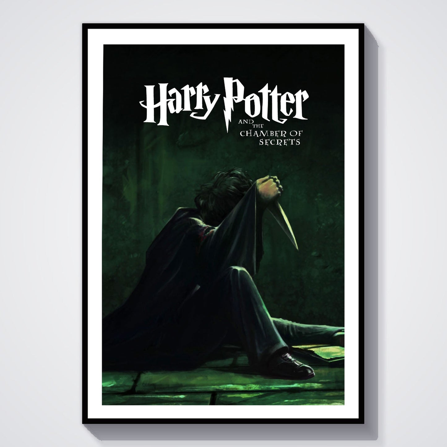 Flex Designs Poster Harry Potter and the Chamber of Secrets Minimalist 8 x 10" Home Goods - Movie 2002 Movie Poster