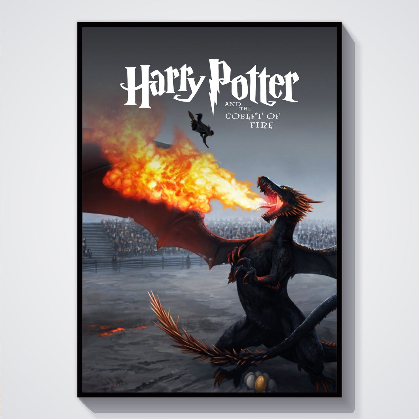 Flex Designs Poster Harry Potter and the Goblet of Fire Minimalist 5 x 7" Home Goods - Movie 2005 Movie Poster