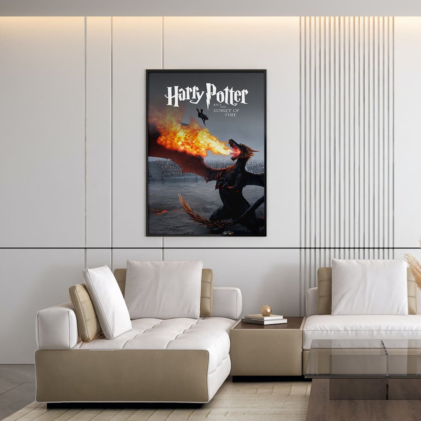 Flex Designs Poster Harry Potter and the Goblet of Fire Minimalist 5 x 7" Home Goods - Movie 2005 Movie Poster