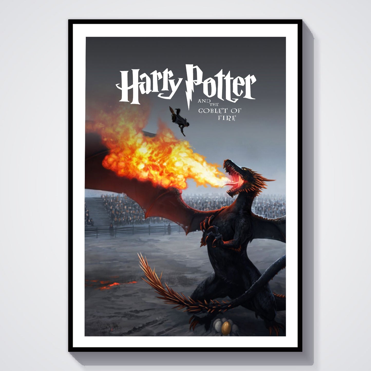 Flex Designs Poster Harry Potter and the Goblet of Fire Minimalist 8 x 10" Home Goods - Movie 2005 Movie Poster