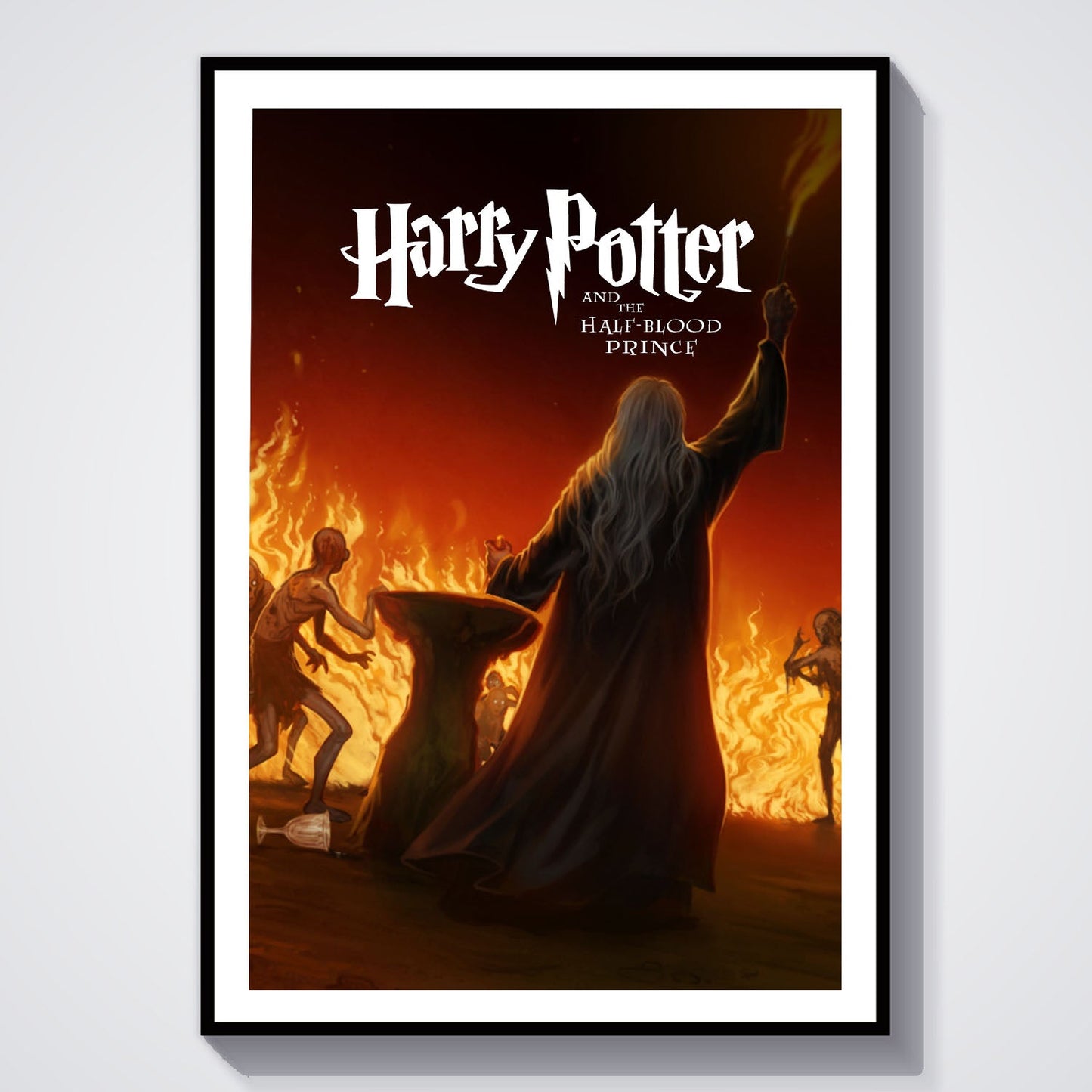 Flex Designs Poster Harry Potter and the Half-Blood Prince Minimalist 8 x 10" Home Goods - Movie 2009 Movie Poster
