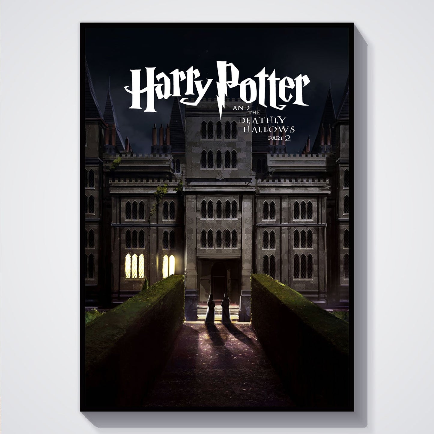 Flex Designs Poster Harry Potter and the Deathly Hallows Part 2 Minimalist 5 x 7" Home Goods - Movie 2011 Movie Poster