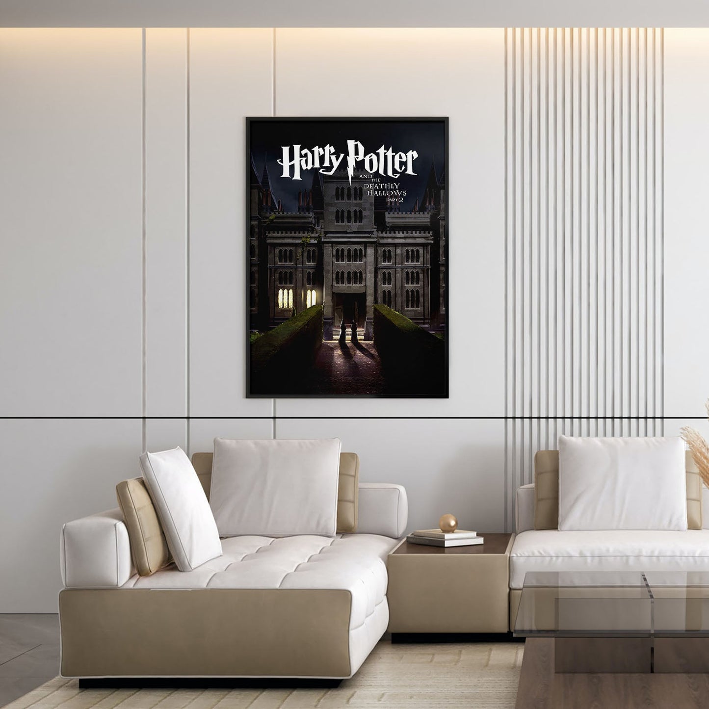 Flex Designs Poster Harry Potter and the Deathly Hallows Part 2 Minimalist 5 x 7" Home Goods - Movie 2011 Movie Poster