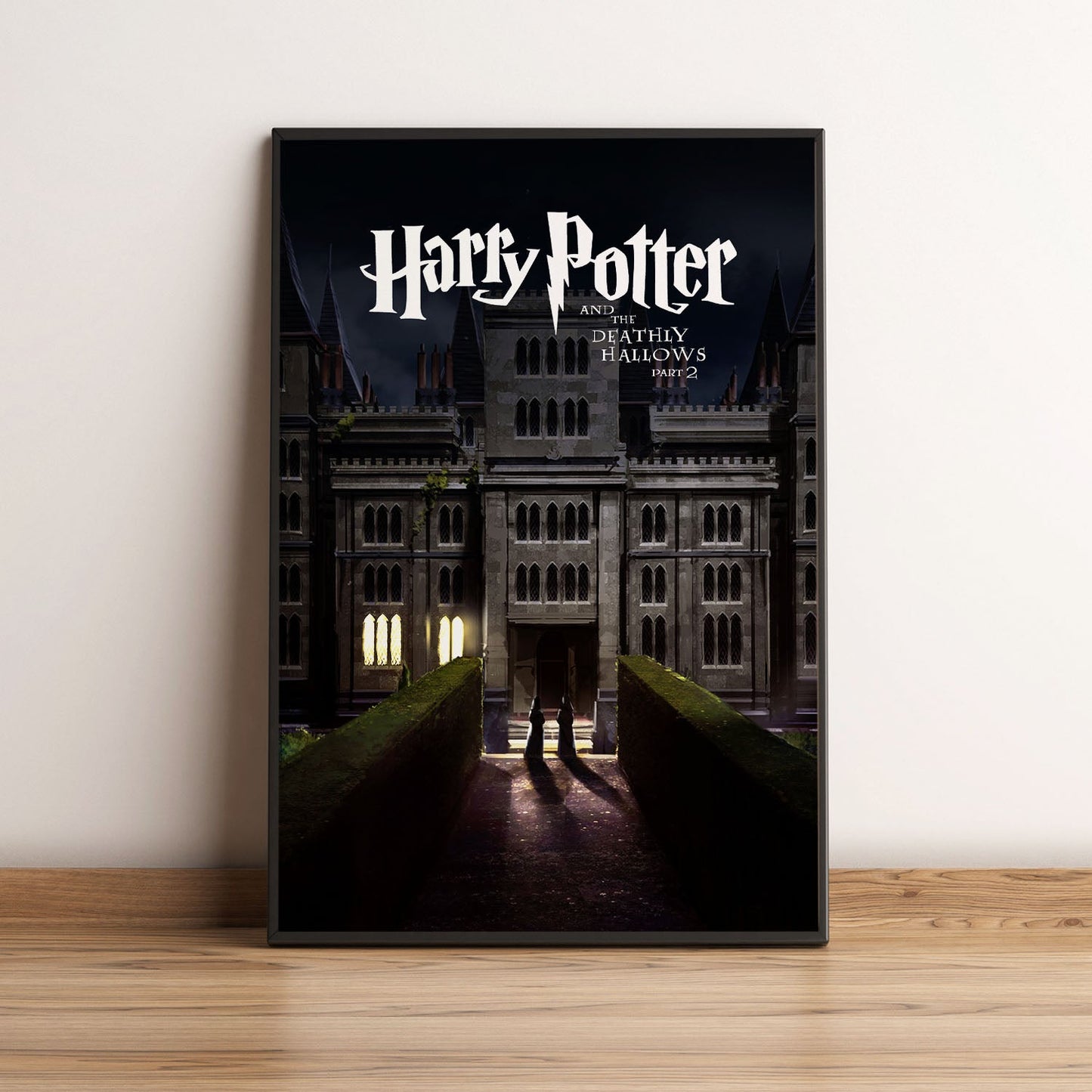 Flex Designs Poster Harry Potter and the Deathly Hallows Part 2 Minimalist 5 x 7" Home Goods - Movie 2011 Movie Poster