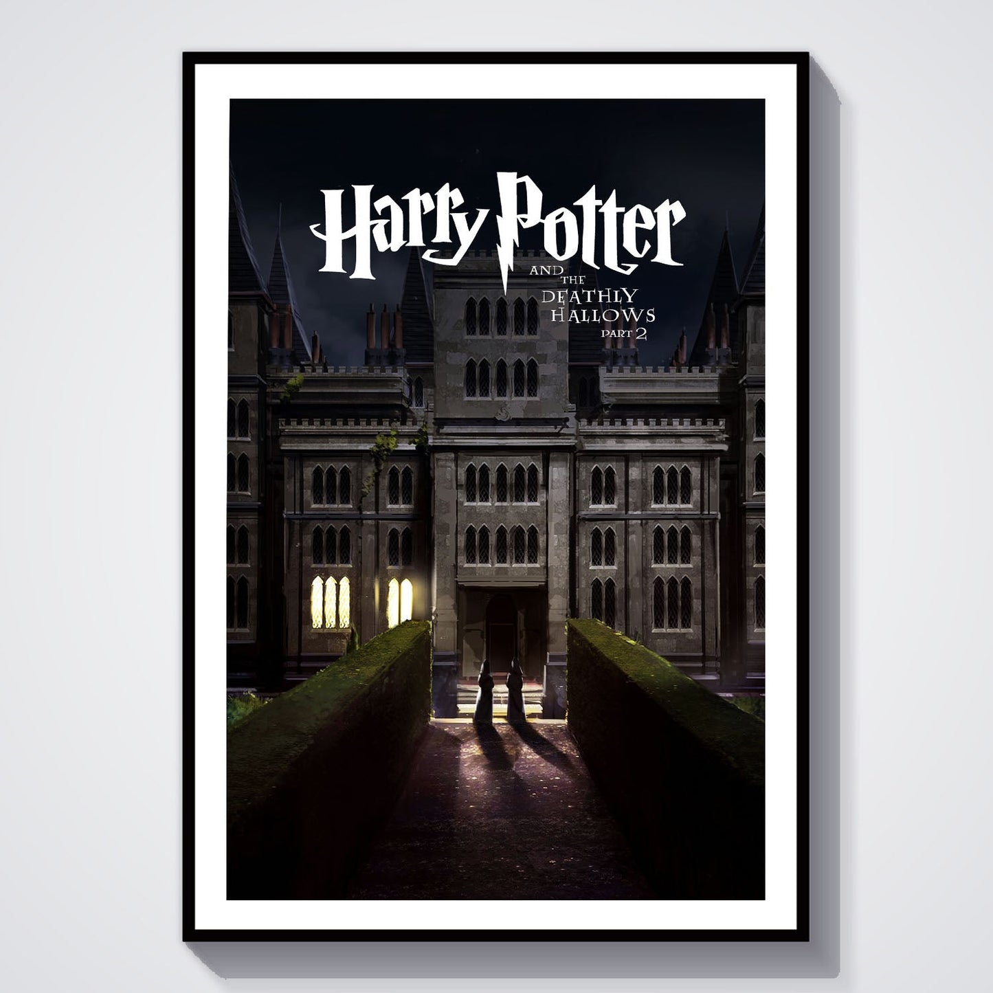 Flex Designs Poster Harry Potter and the Deathly Hallows Part 2 Minimalist 8 x 10" Home Goods - Movie 2011 Movie Poster