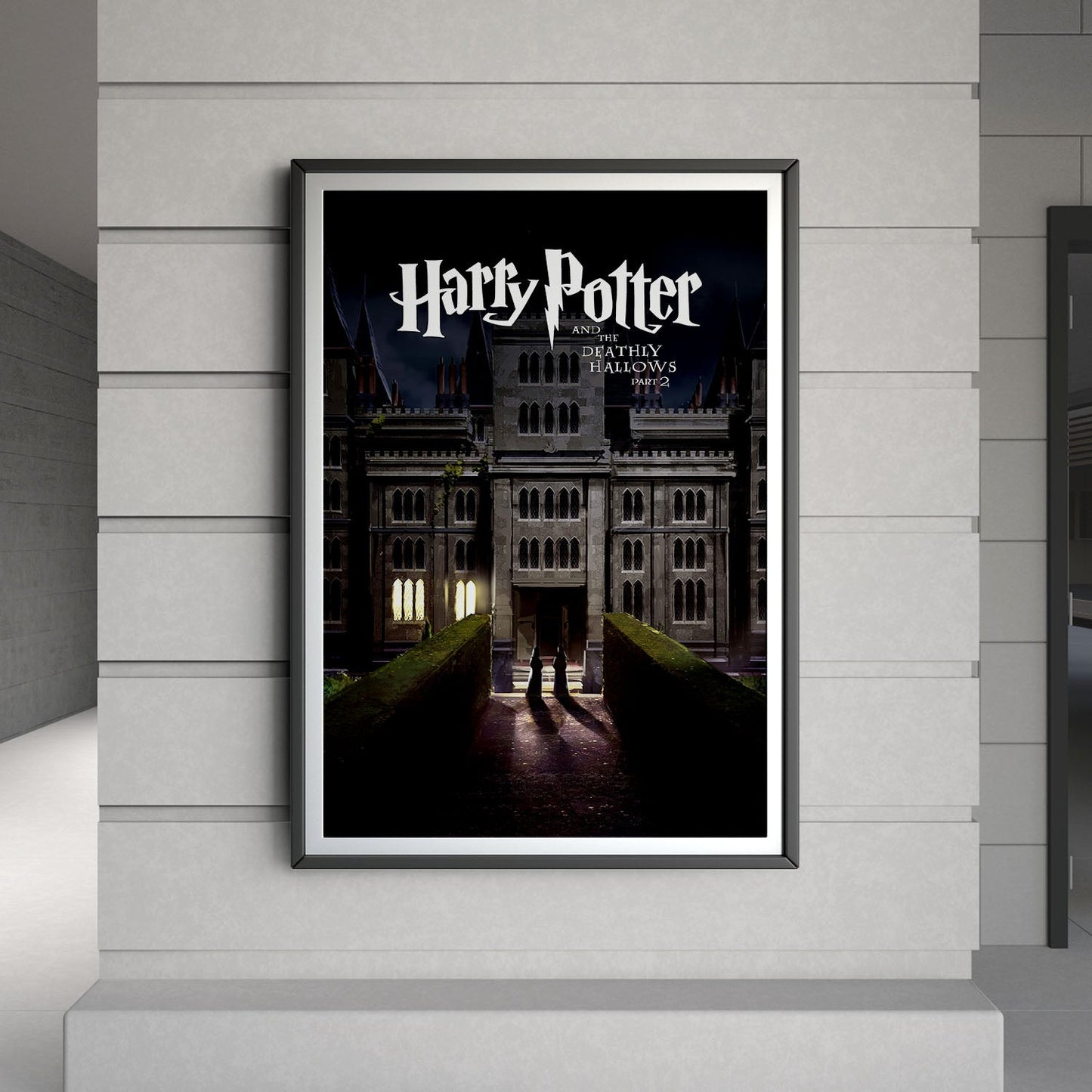 Flex Designs Poster Harry Potter and the Deathly Hallows Part 2 Minimalist 8 x 10" Home Goods - Movie 2011 Movie Poster
