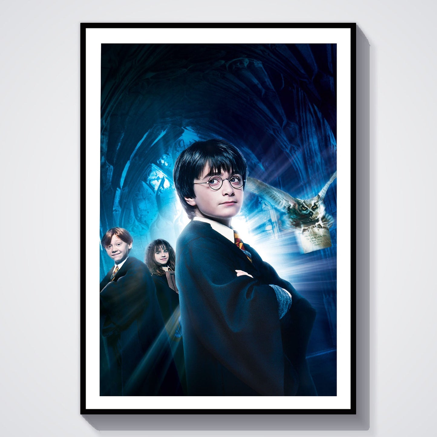 Flex Designs Poster Harry Potter and the Philosophers Stone Textless 8 x 10" Home Goods - Movie 2001 Movie Poster