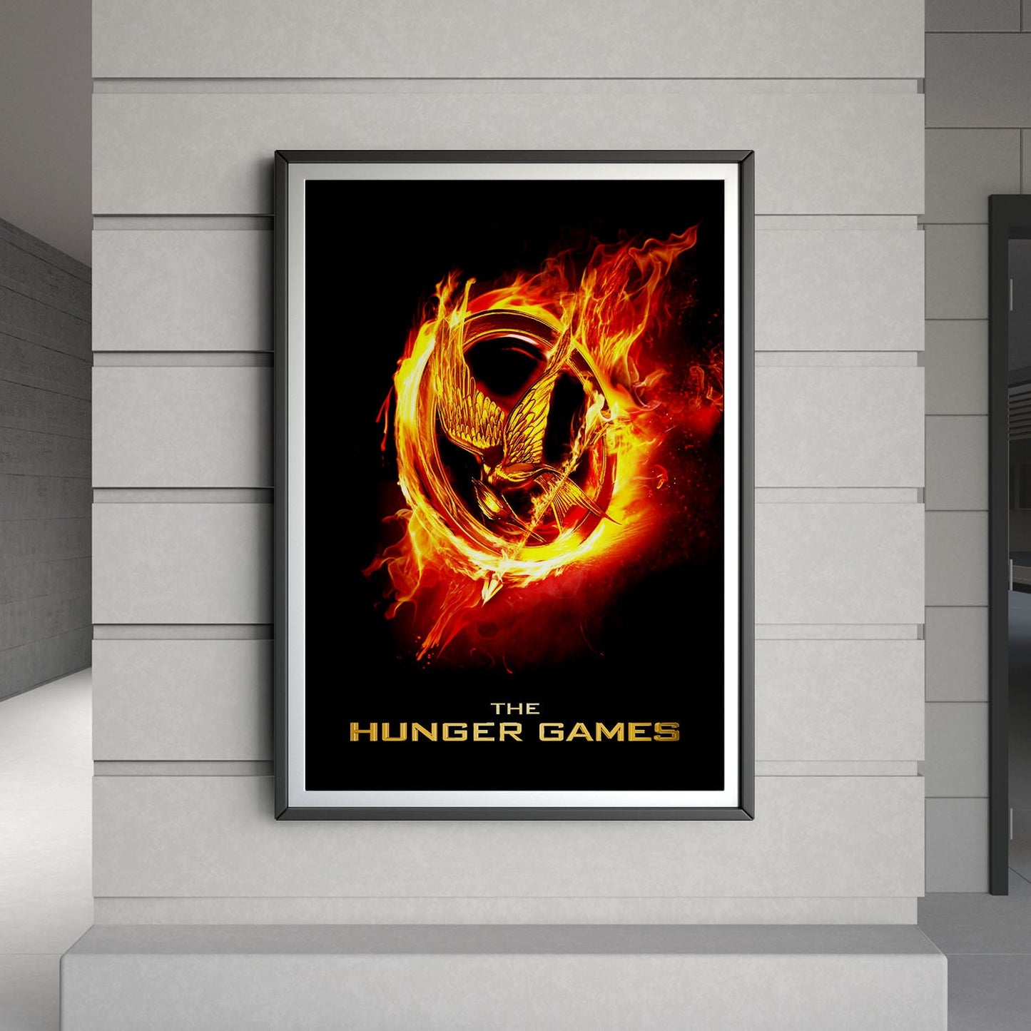 Flex Designs Poster The Hunger Games Minimalist 8 x 10" Home Goods - Movie 2012 Movie Poster