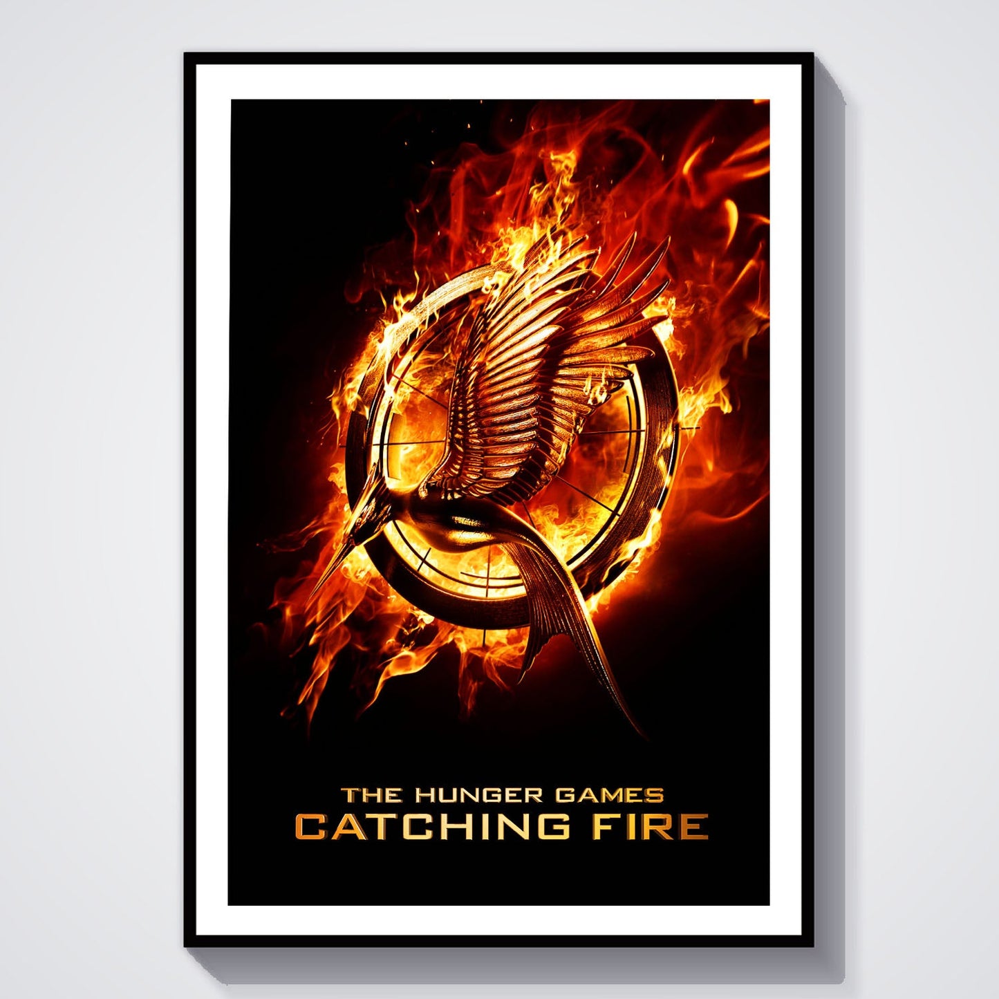 Flex Designs Poster The Hunger Games Catching Fire Minimalist 8 x 10" Home Goods - Movie 2013 Movie Poster