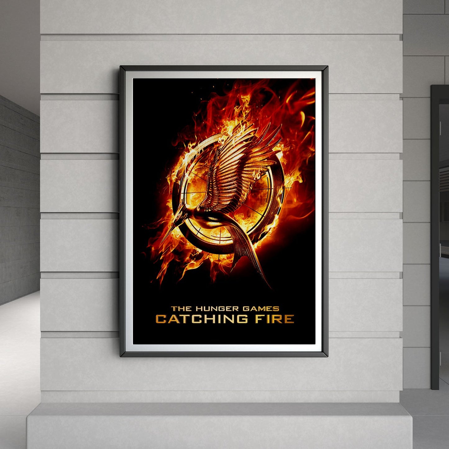 Flex Designs Poster The Hunger Games Catching Fire Minimalist 8 x 10" Home Goods - Movie 2013 Movie Poster