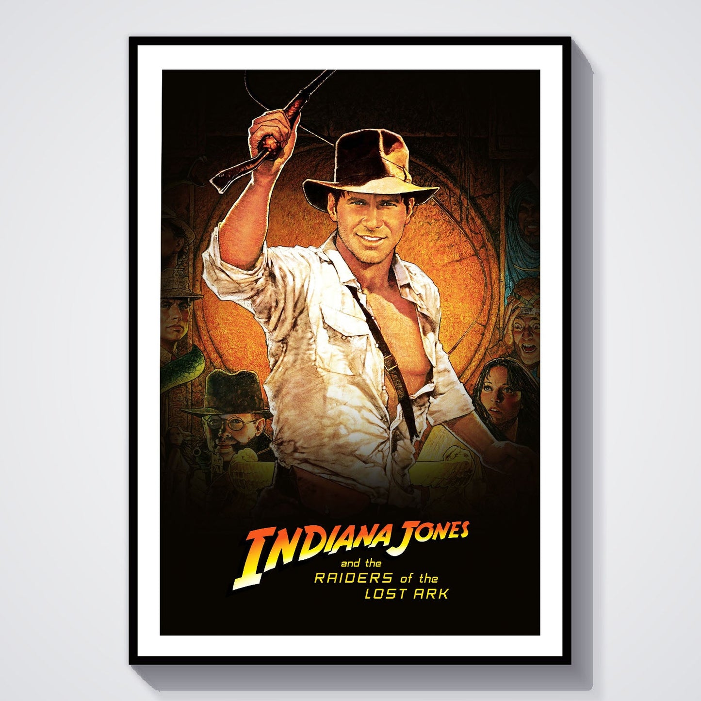 Flex Designs Poster Raiders of the Lost Ark 8 x 10" Home Goods - Movie 1981 Movie Poster