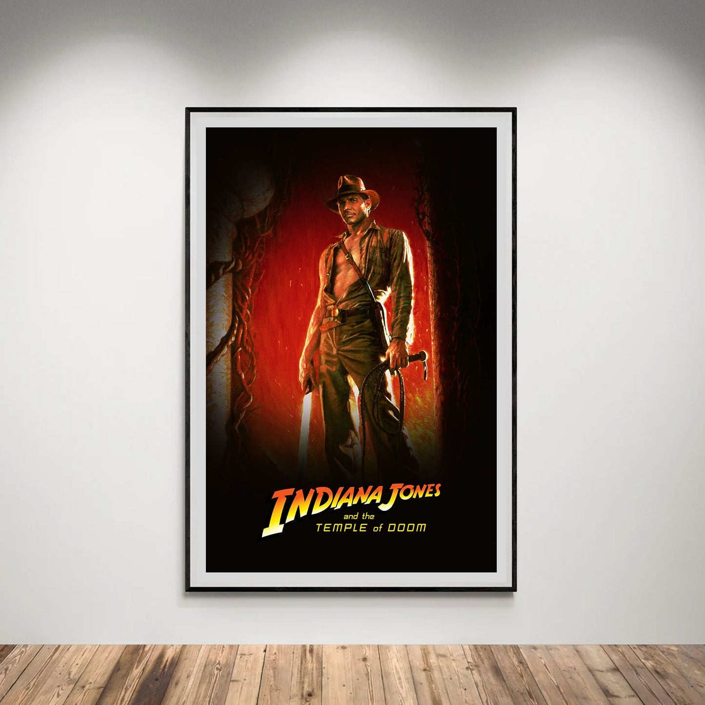 Flex Designs Poster Indiana Jones and the Temple of Doom 5 x 7" Home Goods - Movie 1984 Movie Poster