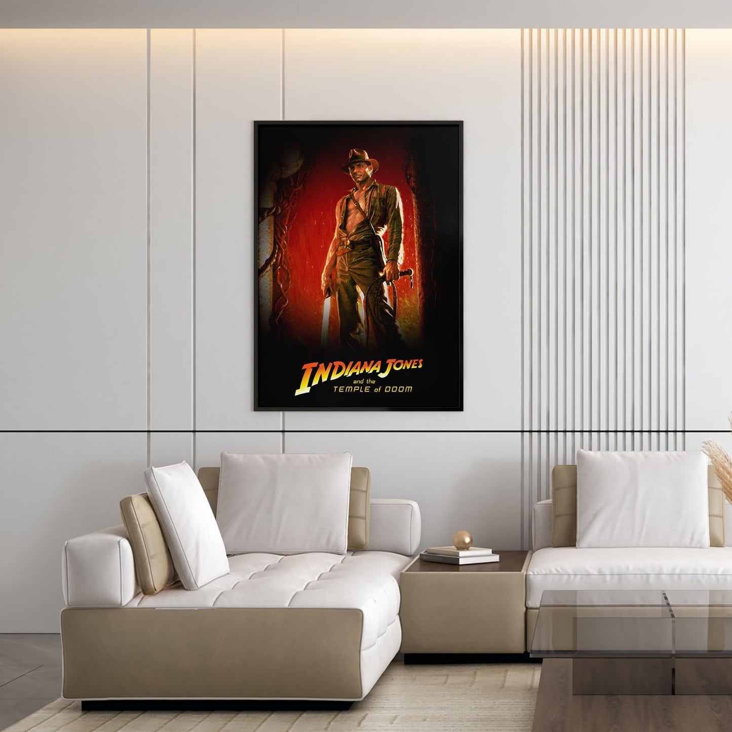 Flex Designs Poster Indiana Jones and the Temple of Doom 5 x 7" Home Goods - Movie 1984 Movie Poster
