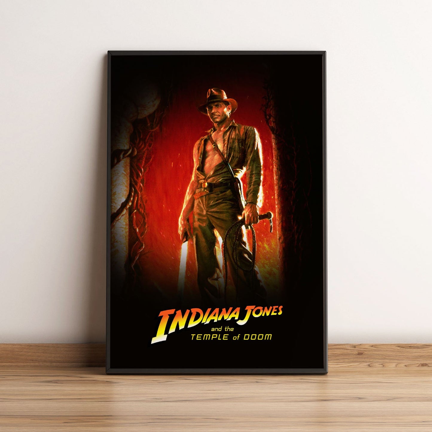 Flex Designs Poster Indiana Jones and the Temple of Doom 5 x 7" Home Goods - Movie 1984 Movie Poster