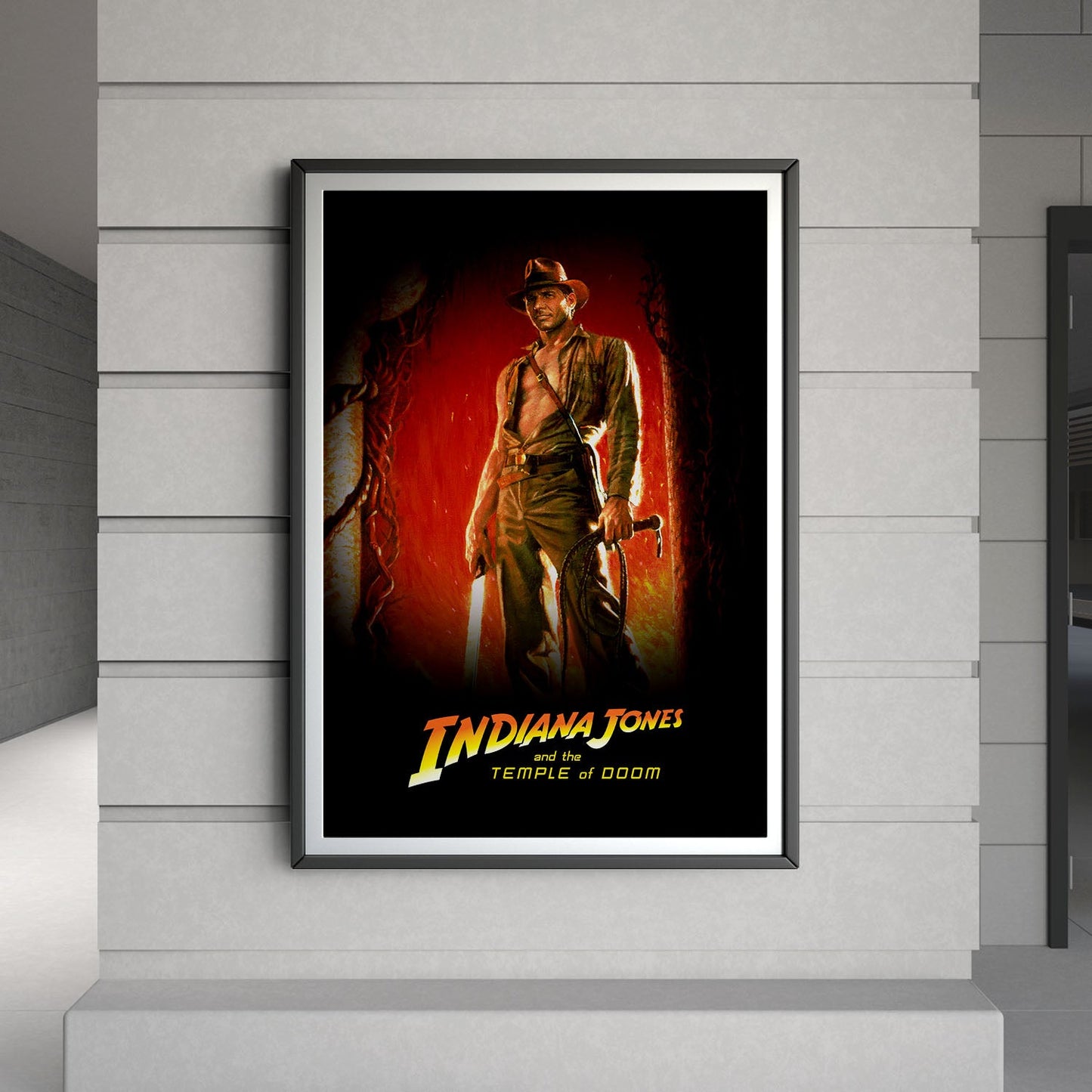 Flex Designs Poster Indiana Jones and the Temple of Doom 8 x 10" Home Goods - Movie 1984 Movie Poster
