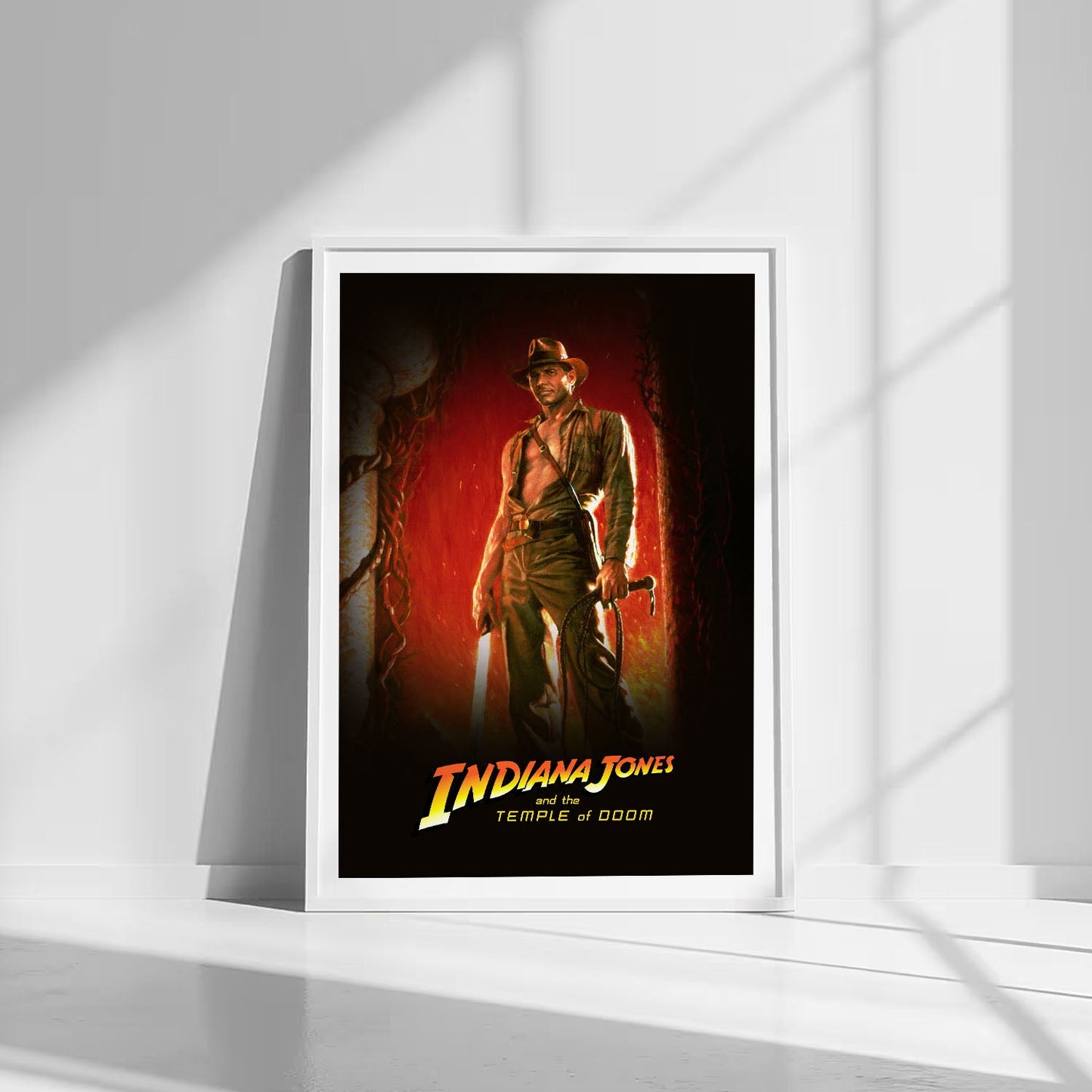 Flex Designs Poster Indiana Jones and the Temple of Doom 8 x 10" Home Goods - Movie 1984 Movie Poster