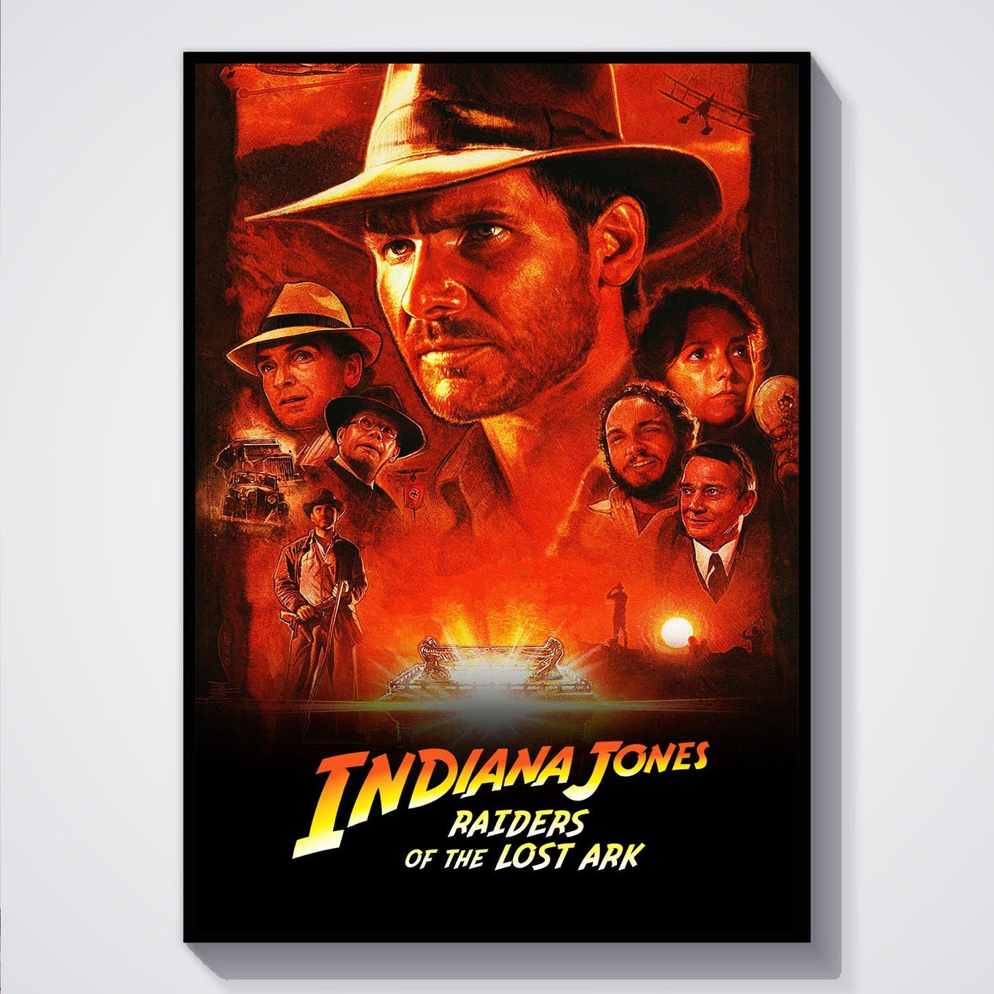 Flex Designs Poster Indiana Jones Raiders of the Lost Ark Classic 5 x 7" Home Goods - Movie 1981 Movie Poster