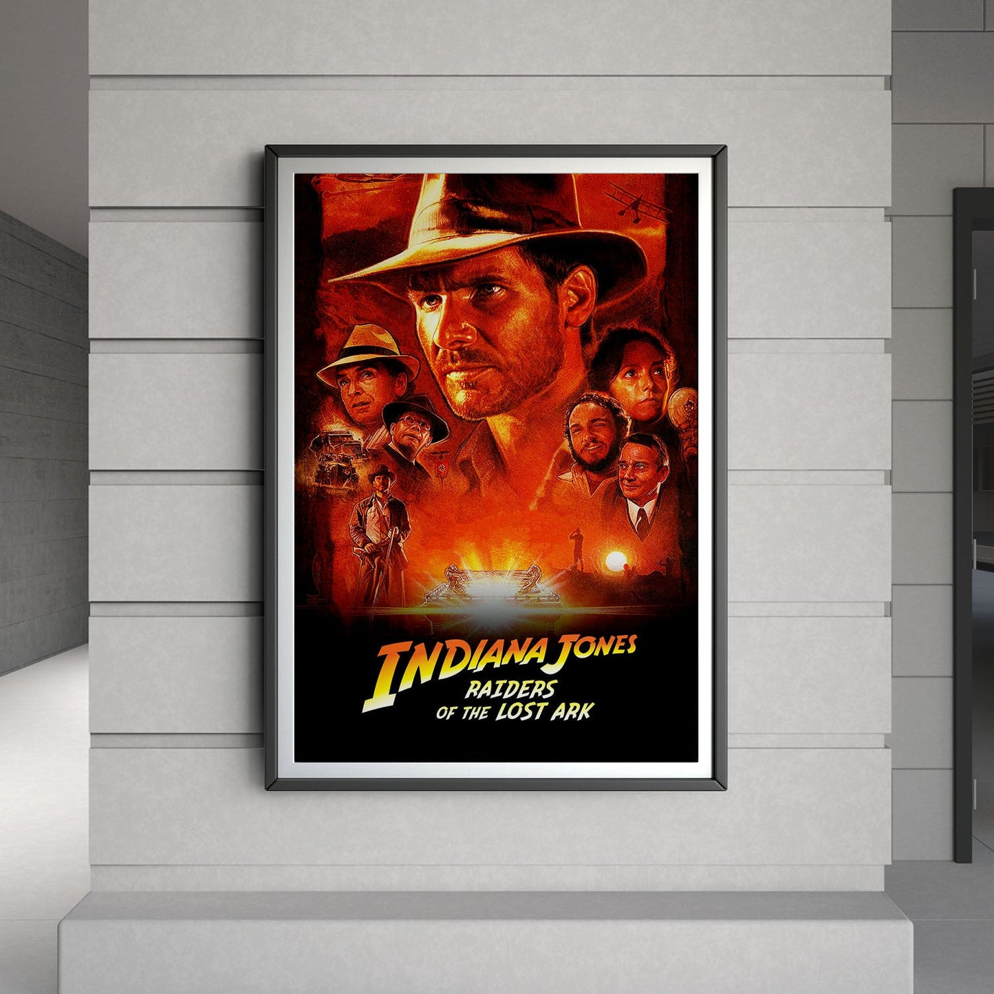 Flex Designs Poster Indiana Jones Raiders of the Lost Ark Classic 8 x 10" Home Goods - Movie 1981 Movie Poster