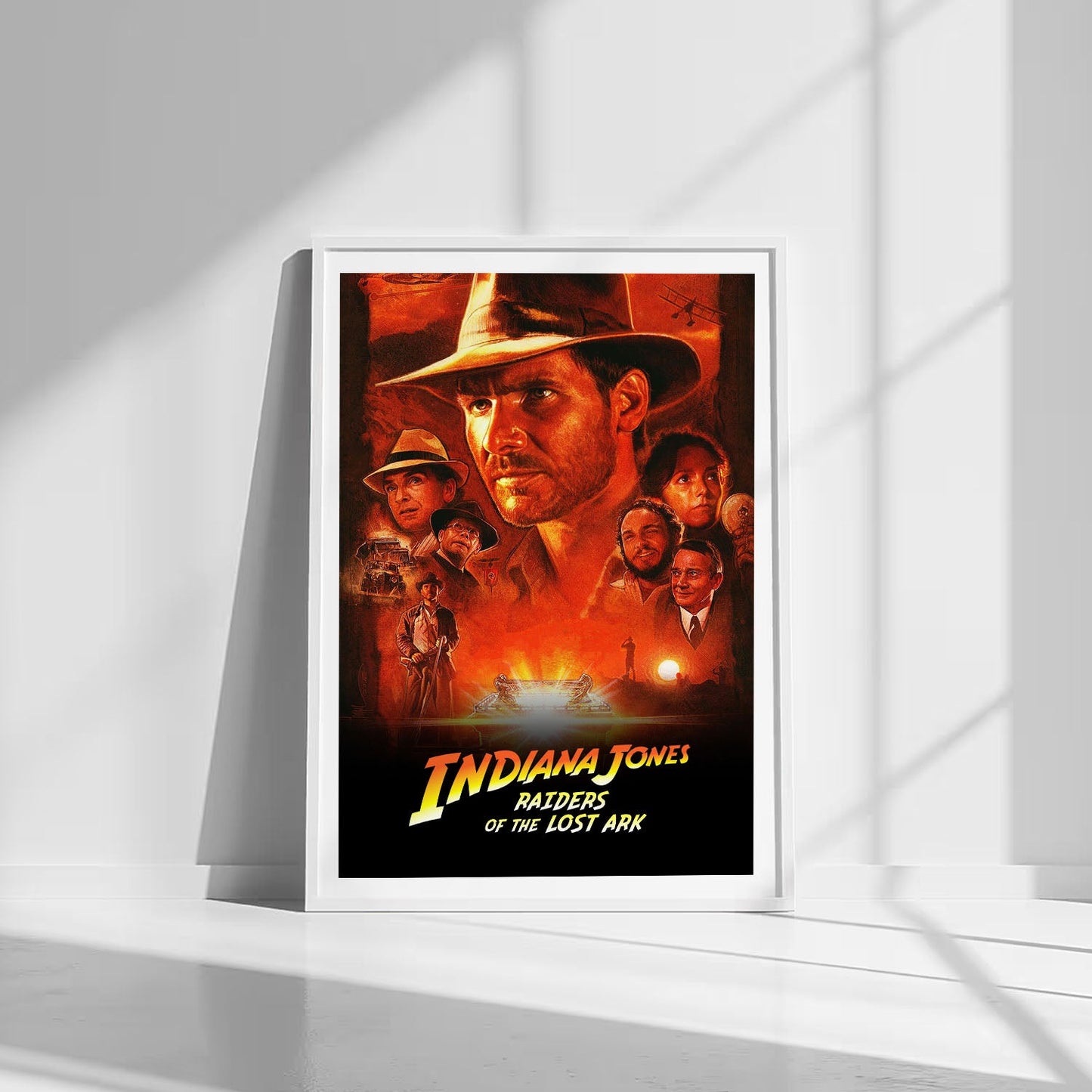 Flex Designs Poster Indiana Jones Raiders of the Lost Ark Classic 8 x 10" Home Goods - Movie 1981 Movie Poster