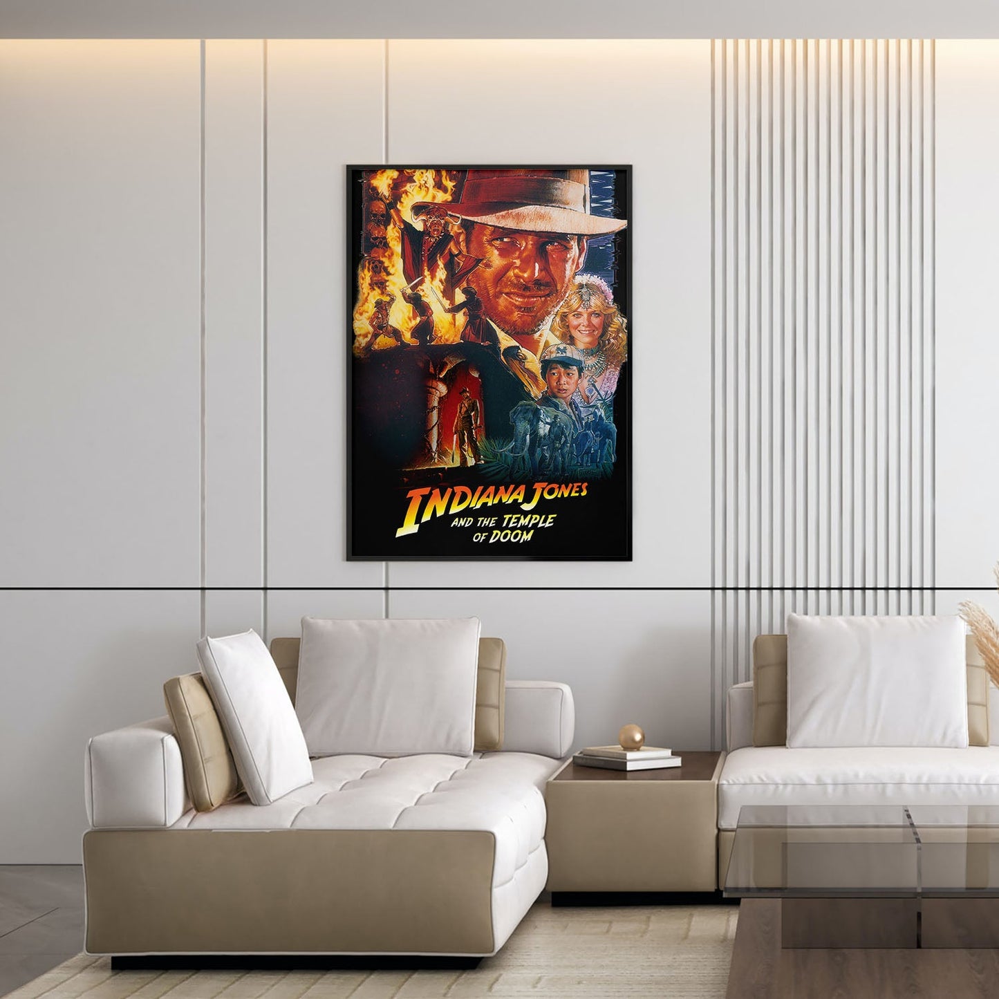 Flex Designs Poster Indiana Jones and the Temple of Doom Classic 5 x 7" Home Goods - Movie 1984 Movie Poster