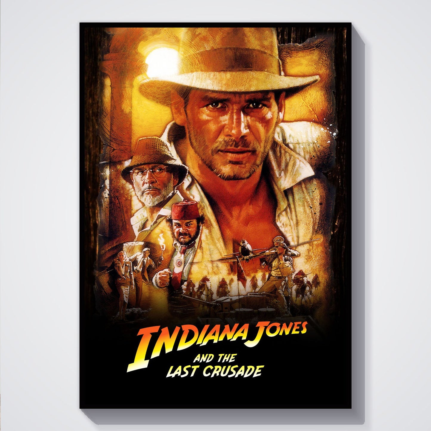 Flex Designs Poster Indiana Jones and the Last Crusade Classic 5 x 7" Home Goods - Movie 1989 Movie Poster