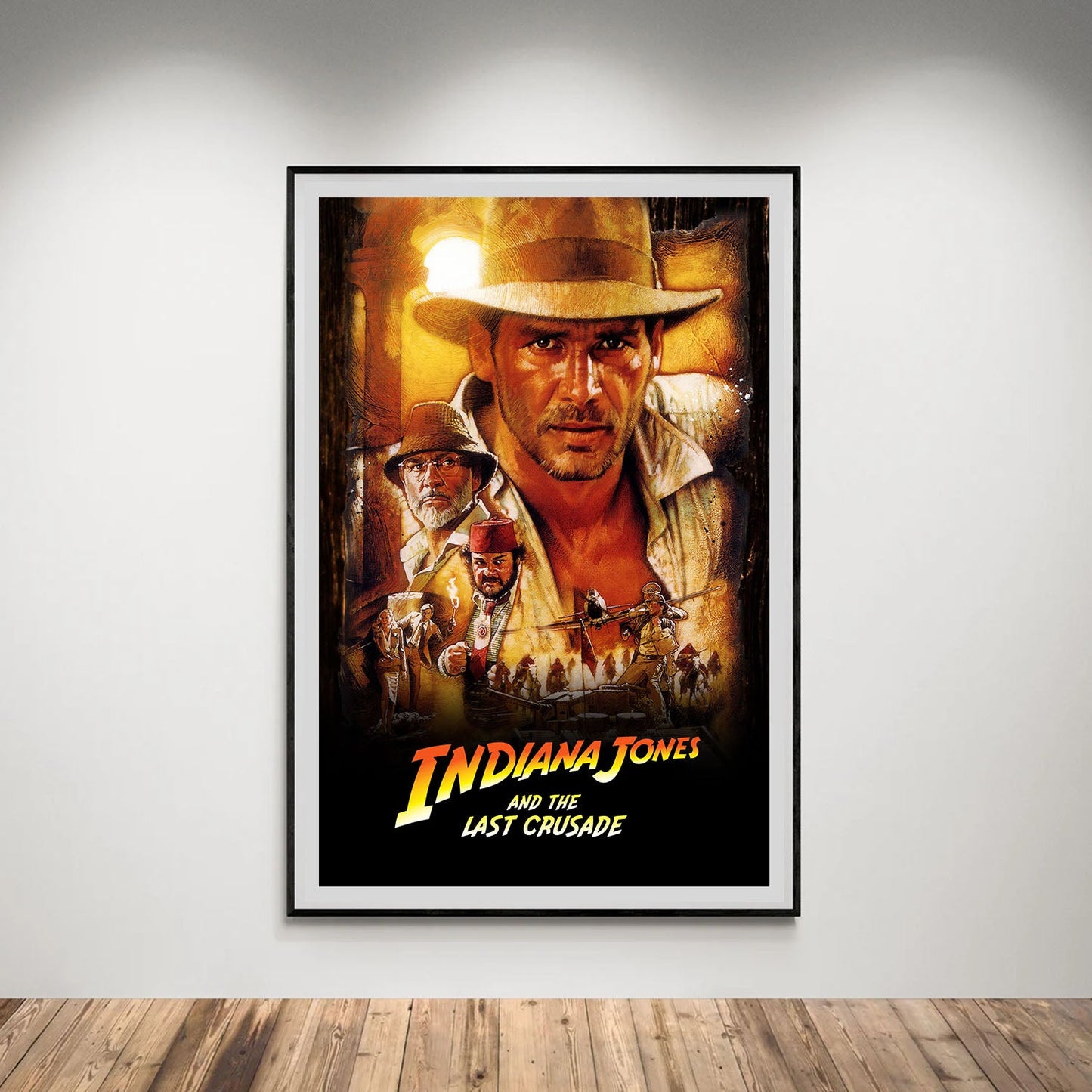 Flex Designs Poster Indiana Jones and the Last Crusade Classic 5 x 7" Home Goods - Movie 1989 Movie Poster