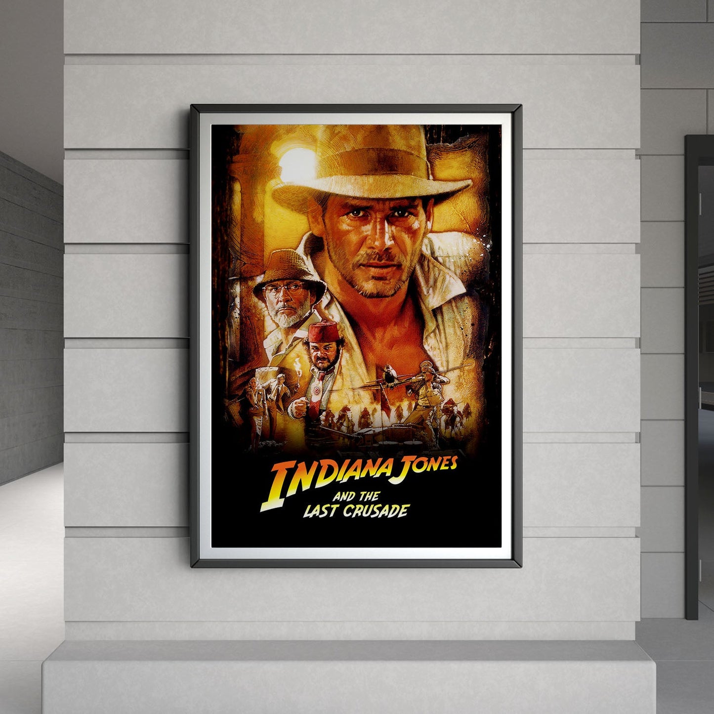 Flex Designs Poster Indiana Jones and the Last Crusade Classic 8 x 10" Home Goods - Movie 1989 Movie Poster