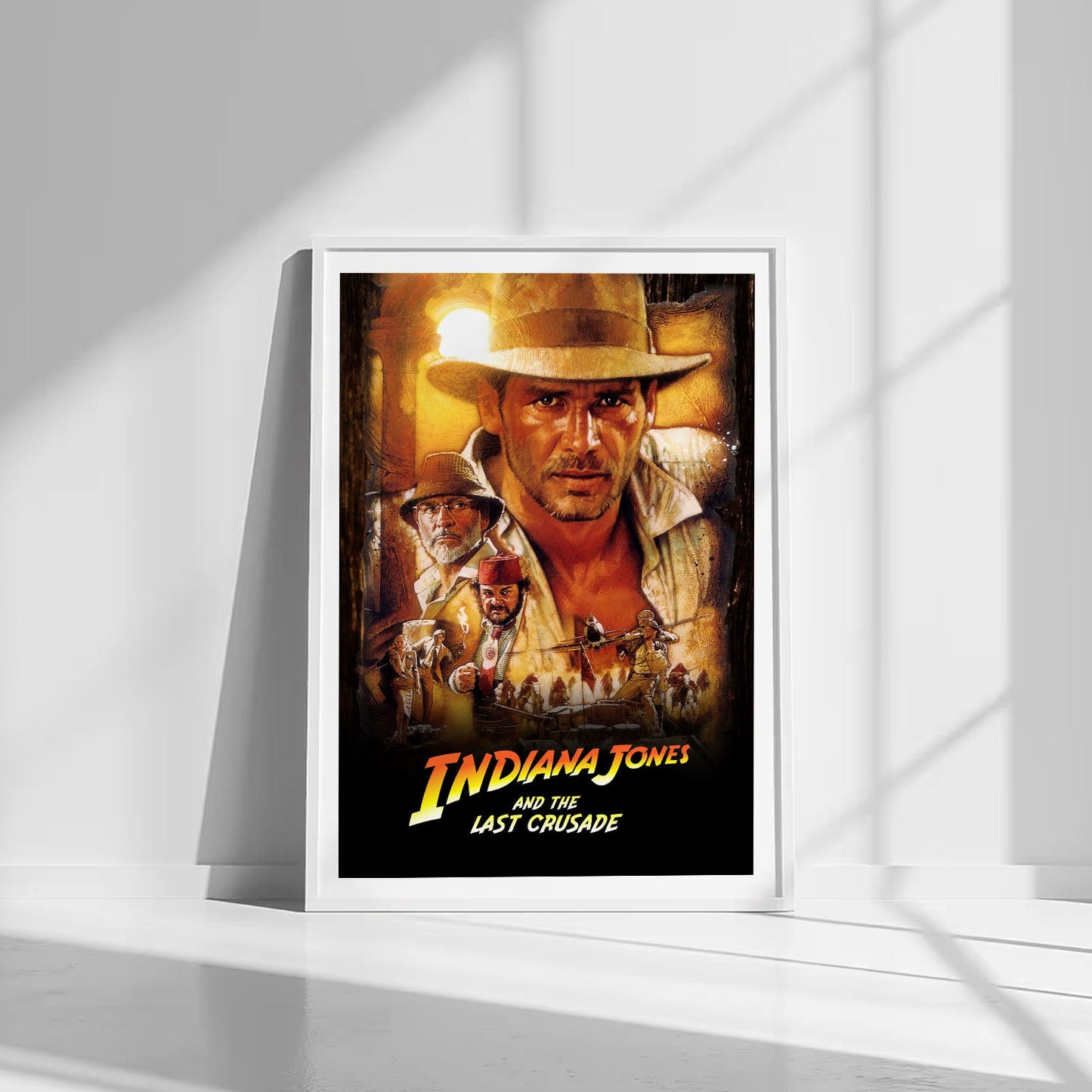 Flex Designs Poster Indiana Jones and the Last Crusade Classic 8 x 10" Home Goods - Movie 1989 Movie Poster