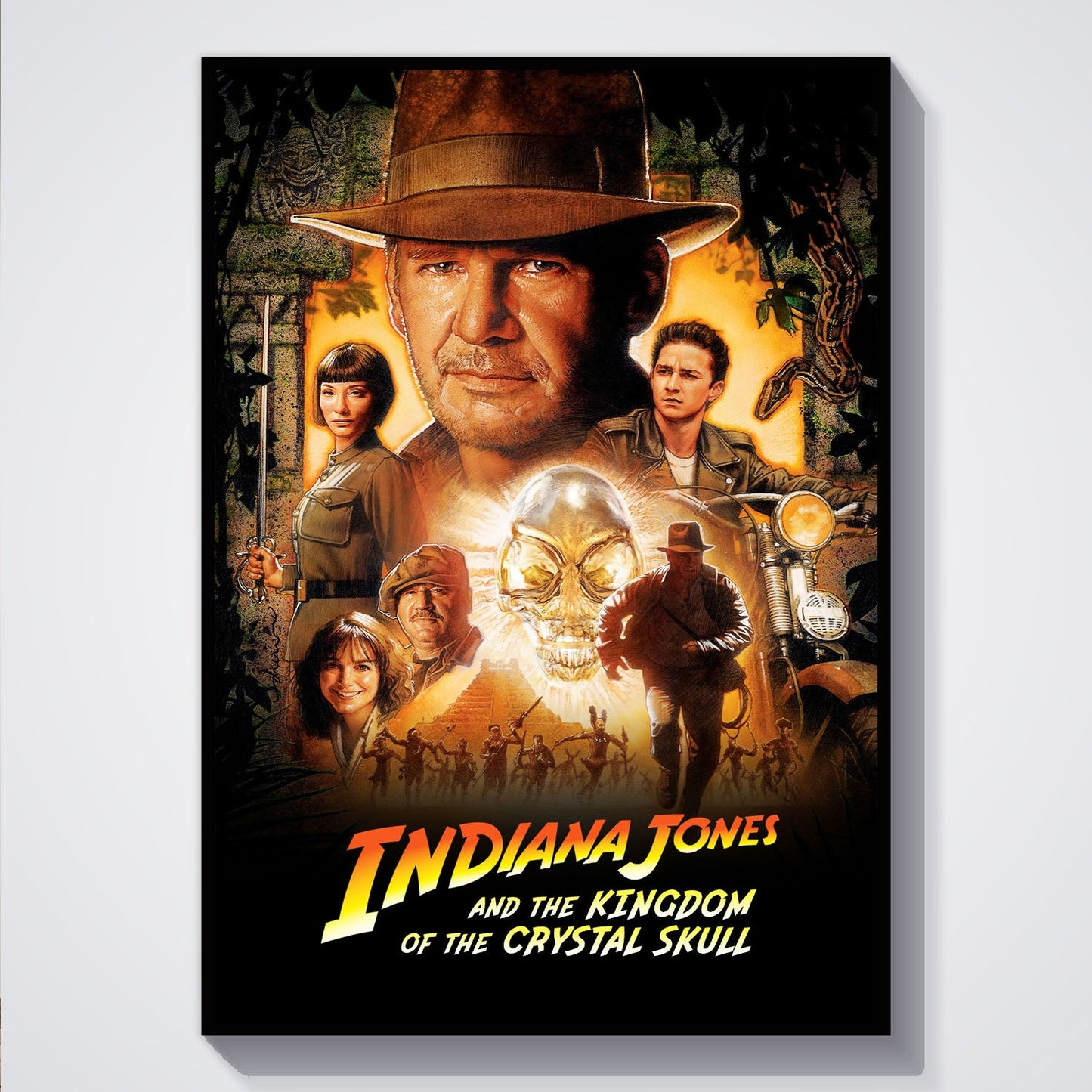 Flex Designs Poster Indiana Jones and the Kingdom of the Crystal Skull Classic 5 x 7" Home Goods - Movie 2008 Movie Poster