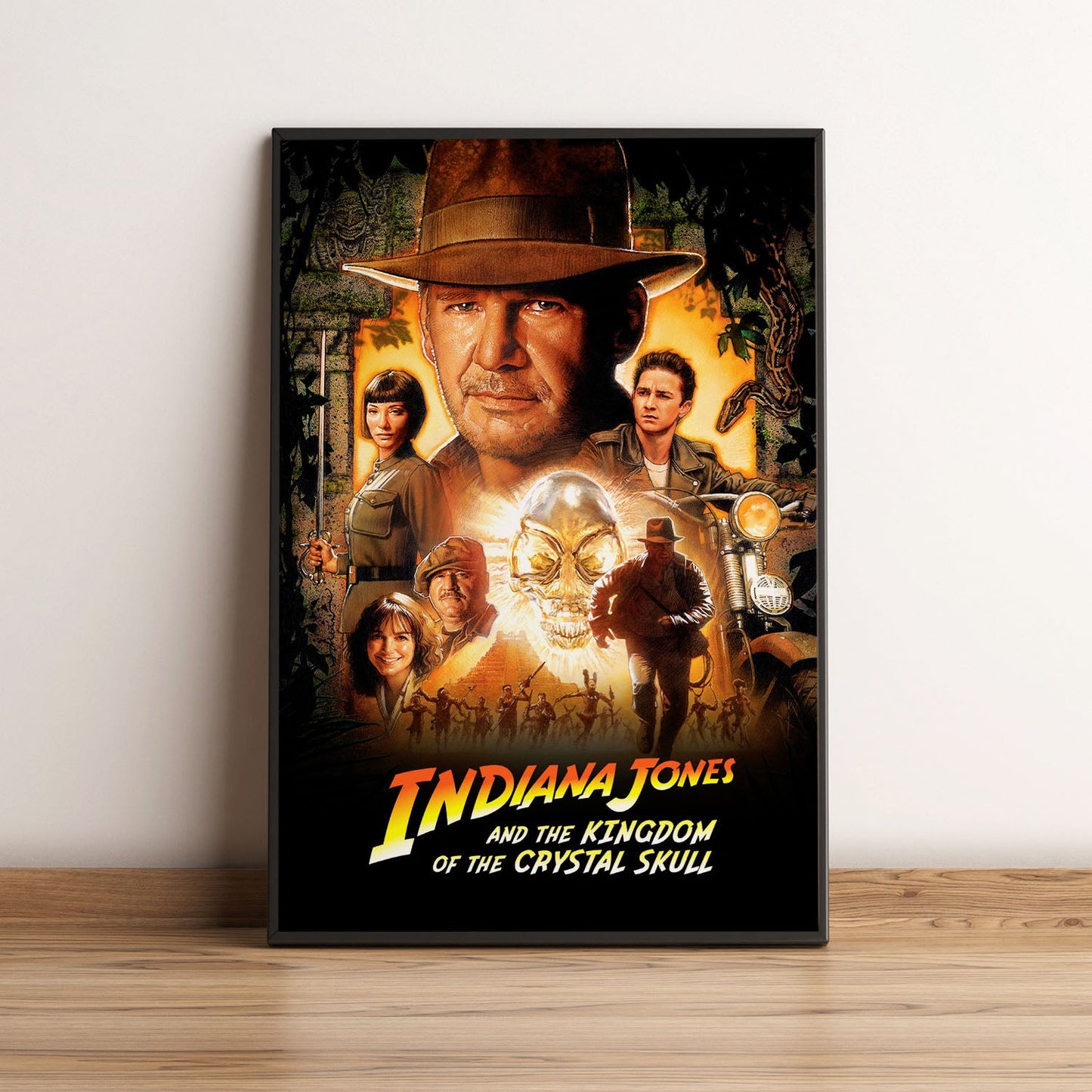 Flex Designs Poster Indiana Jones and the Kingdom of the Crystal Skull Classic 5 x 7" Home Goods - Movie 2008 Movie Poster