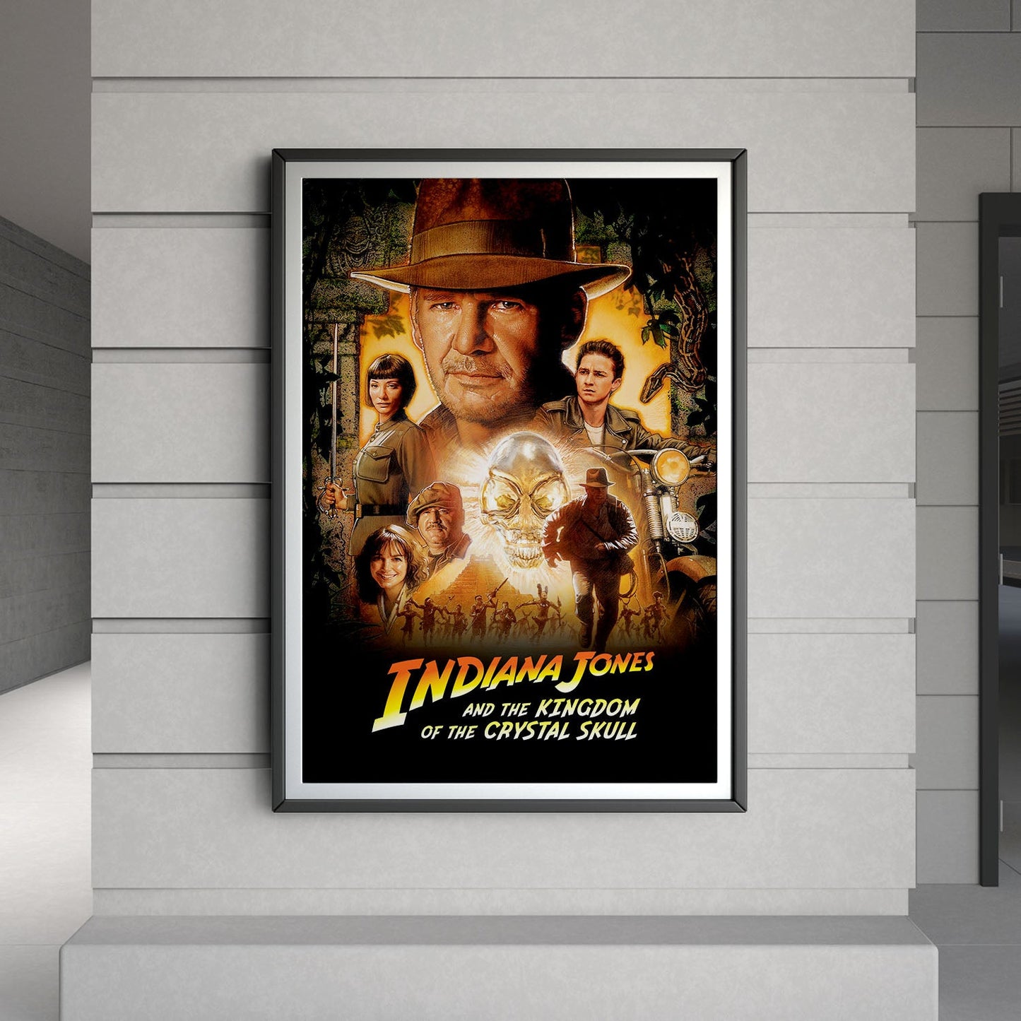 Flex Designs Poster Indiana Jones and the Kingdom of the Crystal Skull Classic 8 x 10" Home Goods - Movie 2008 Movie Poster
