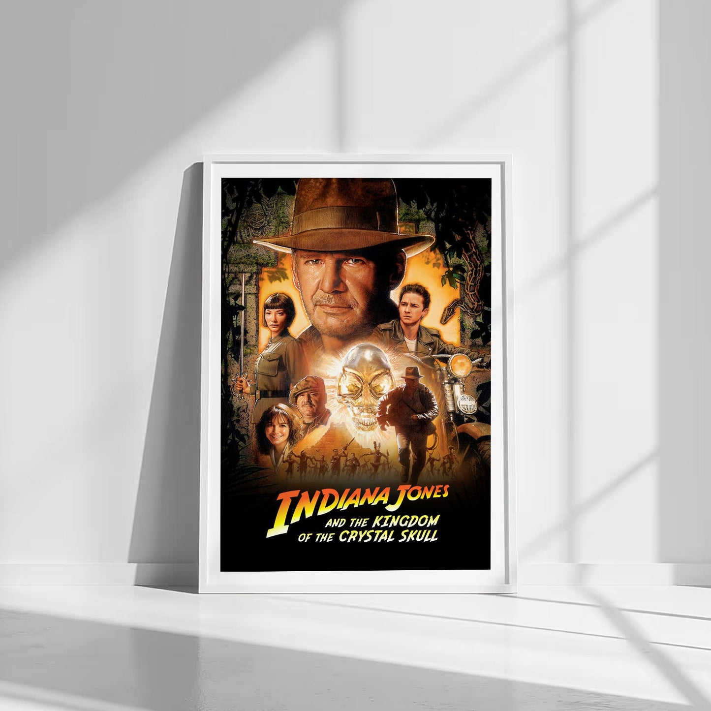 Flex Designs Poster Indiana Jones and the Kingdom of the Crystal Skull Classic 8 x 10" Home Goods - Movie 2008 Movie Poster