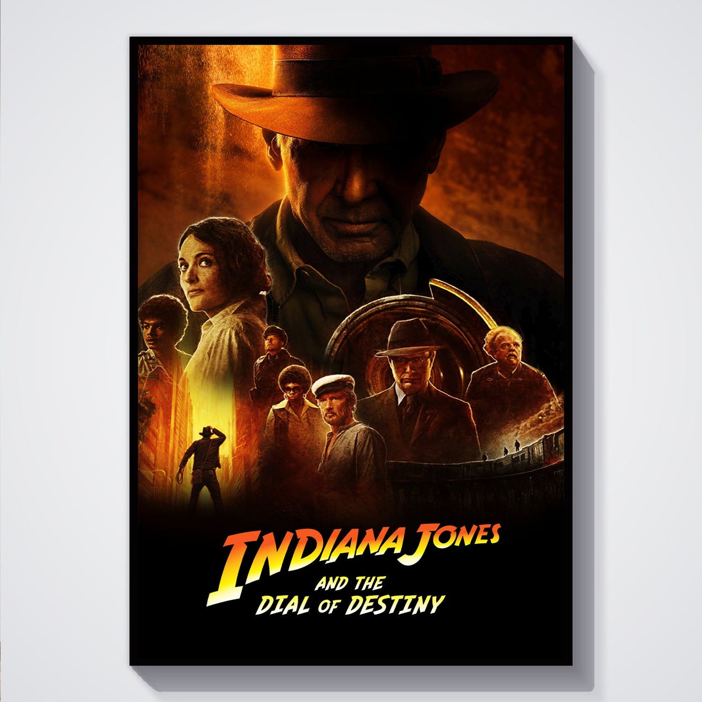 Flex Designs Poster Indiana Jones and the Dial of Destiny Classic 5 x 7" Home Goods - Movie 2023 Movie Poster