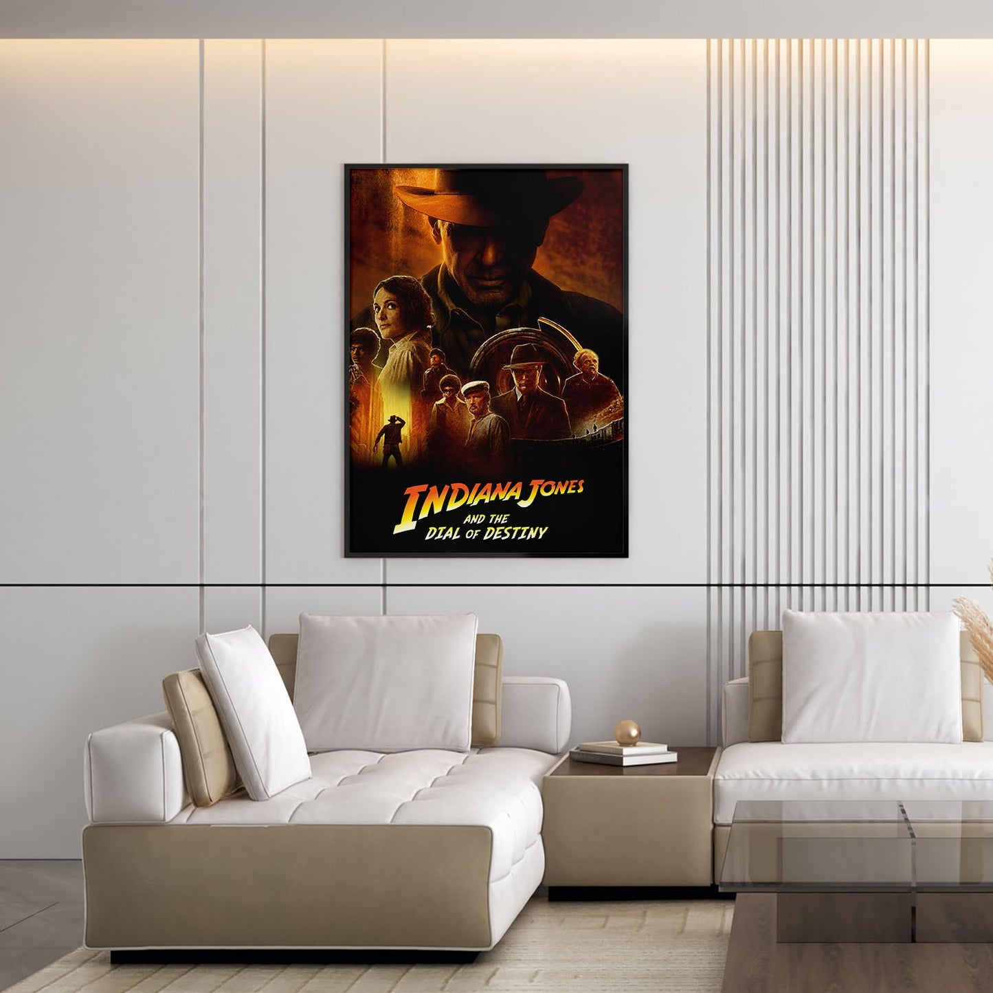 Flex Designs Poster Indiana Jones and the Dial of Destiny Classic 5 x 7" Home Goods - Movie 2023 Movie Poster