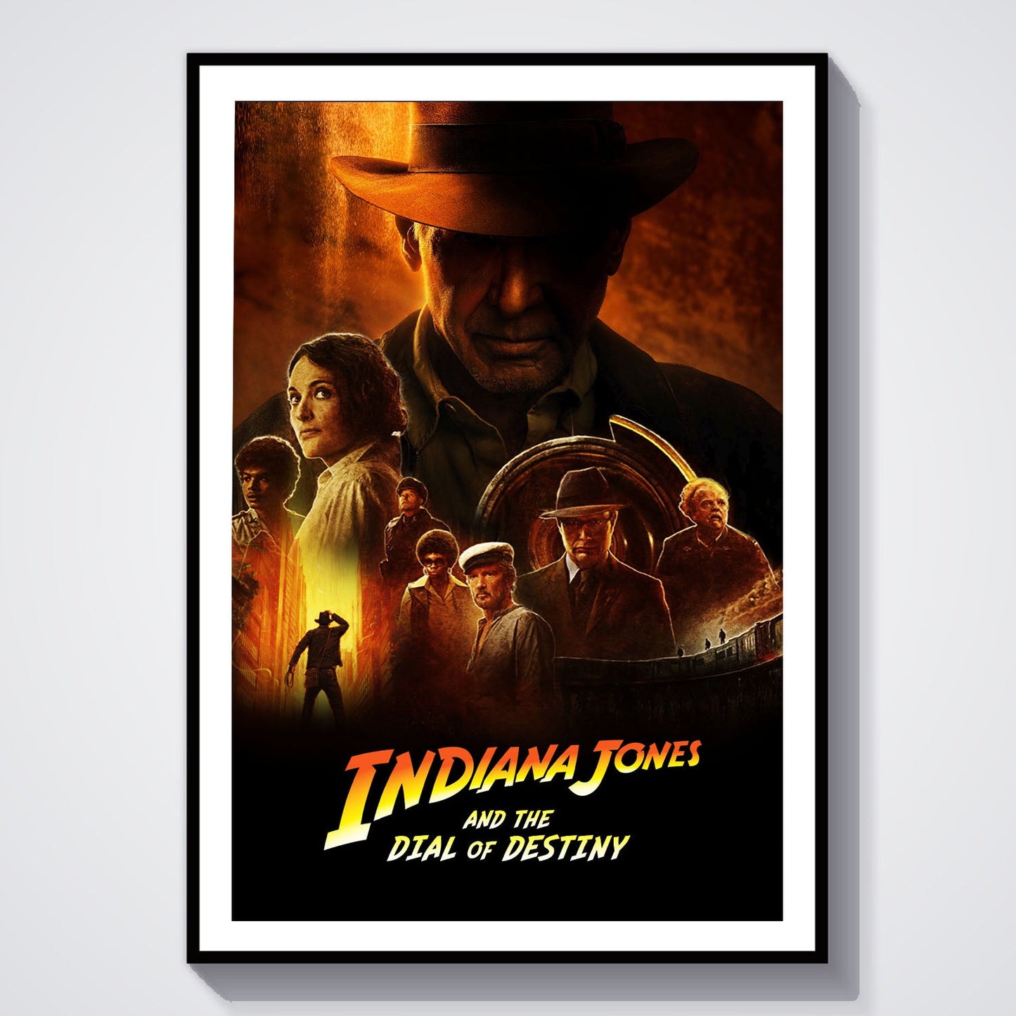 Flex Designs Poster Indiana Jones and the Dial of Destiny Classic 8 x 10" Home Goods - Movie 2023 Movie Poster