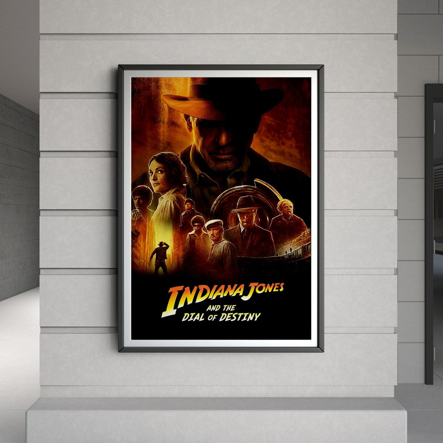 Flex Designs Poster Indiana Jones and the Dial of Destiny Classic 8 x 10" Home Goods - Movie 2023 Movie Poster