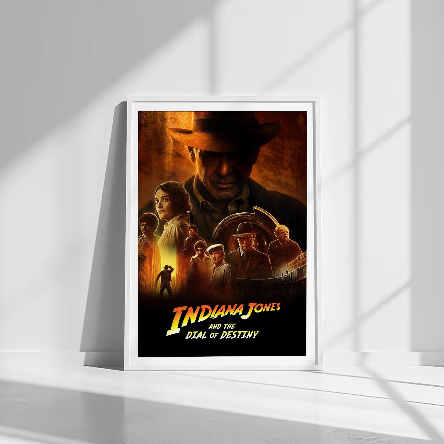 Flex Designs Poster Indiana Jones and the Dial of Destiny Classic 8 x 10" Home Goods - Movie 2023 Movie Poster