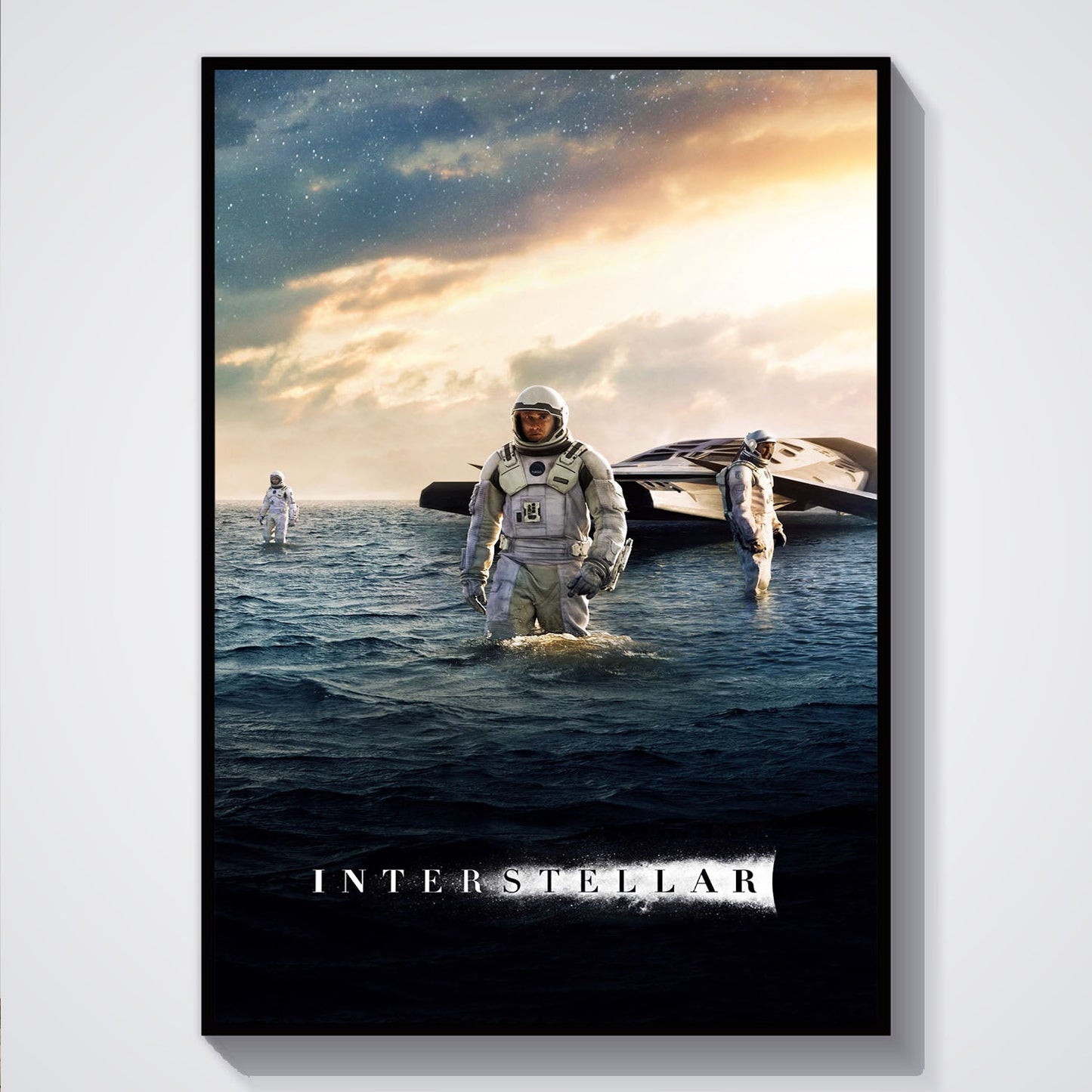 Flex Designs Poster Interstellar Cinematic 5 x 7" Home Goods - Movie 2014 Movie Poster