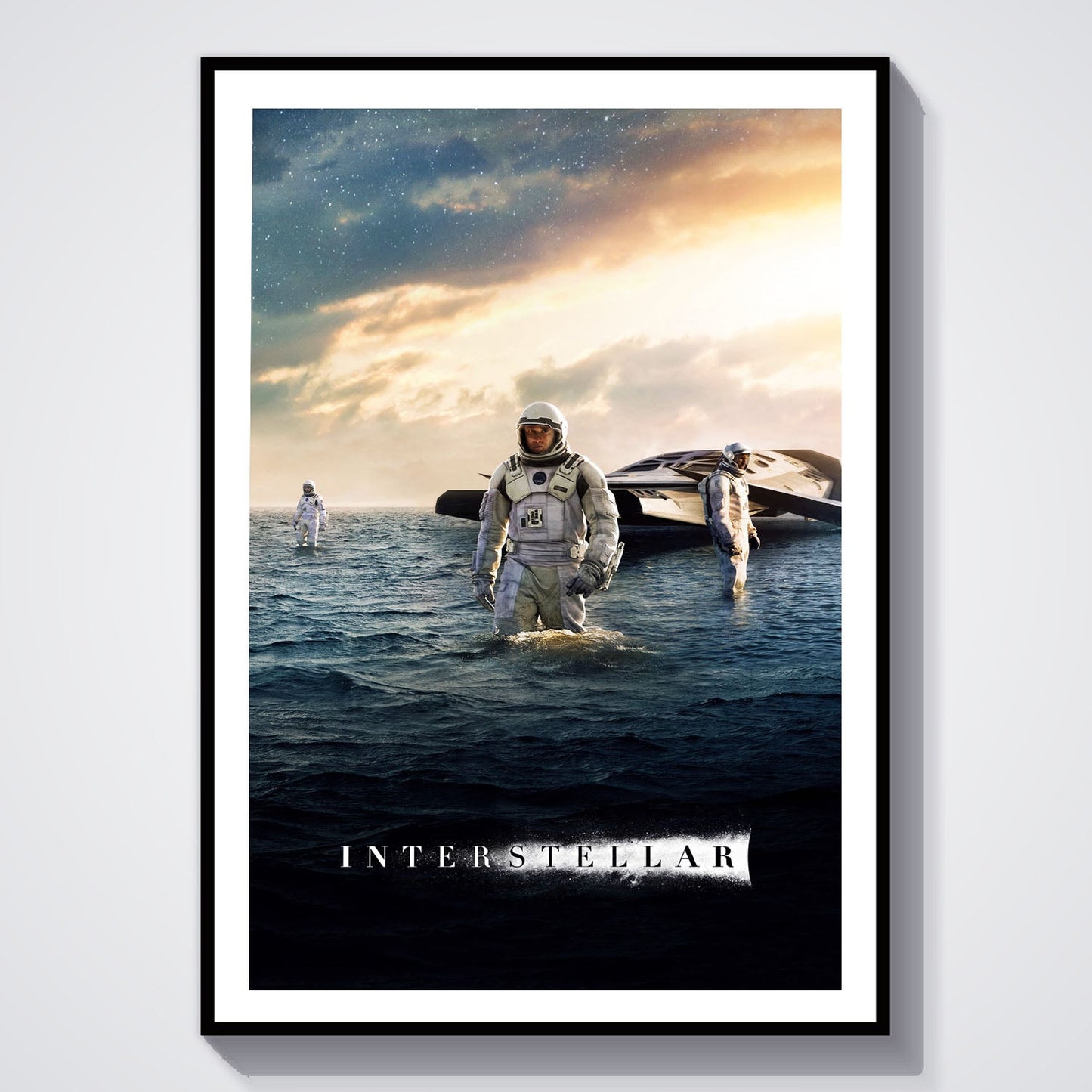 Flex Designs Poster Interstellar Cinematic 8 x 10" Home Goods - Movie 2014 Movie Poster